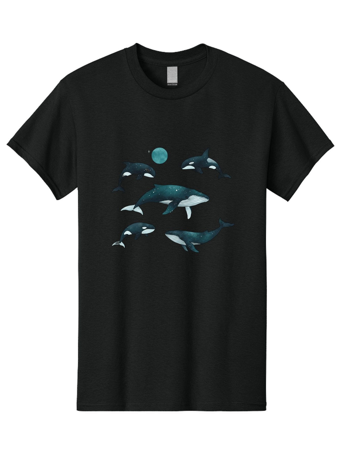 Orcas-Under-Moon Men'S Graphic Tee, 100% Cotton, Comfortable Casual Summer Wear, Machine Washable, Vintage Camera, Old Camera, Antique Camera, Black Camera, Classic Photography, Photography Equipment, Nostalgic Device, Film Camera, Camera Art Bal006 8