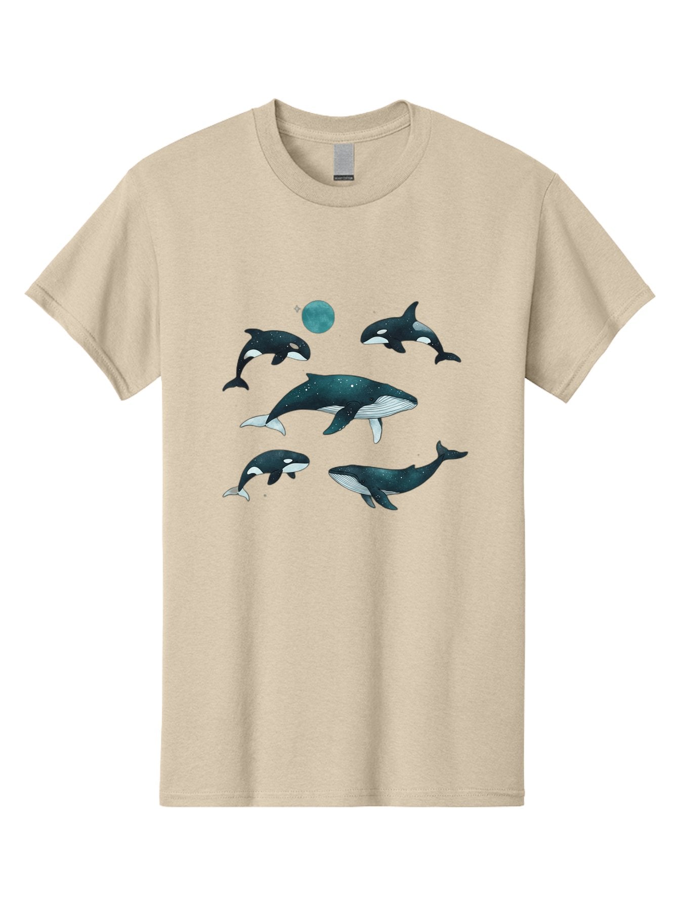 Orcas-Under-Moon Men'S Graphic Tee, 100% Cotton, Comfortable Casual Summer Wear, Machine Washable, Vintage Camera, Old Camera, Antique Camera, Black Camera, Classic Photography, Photography Equipment, Nostalgic Device, Film Camera, Camera Art Bal006 15