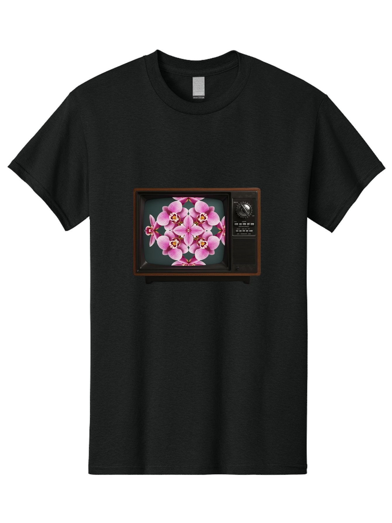 Orchids-On-Tv Men'S Graphic Tee, 100% Cotton, Comfortable Casual Summer Wear, Machine Washable, Vintage Camera, Old Camera, Antique Camera, Black Camera, Classic Photography, Photography Equipment, Nostalgic Device, Film Camera, Camera Art Bal007 6