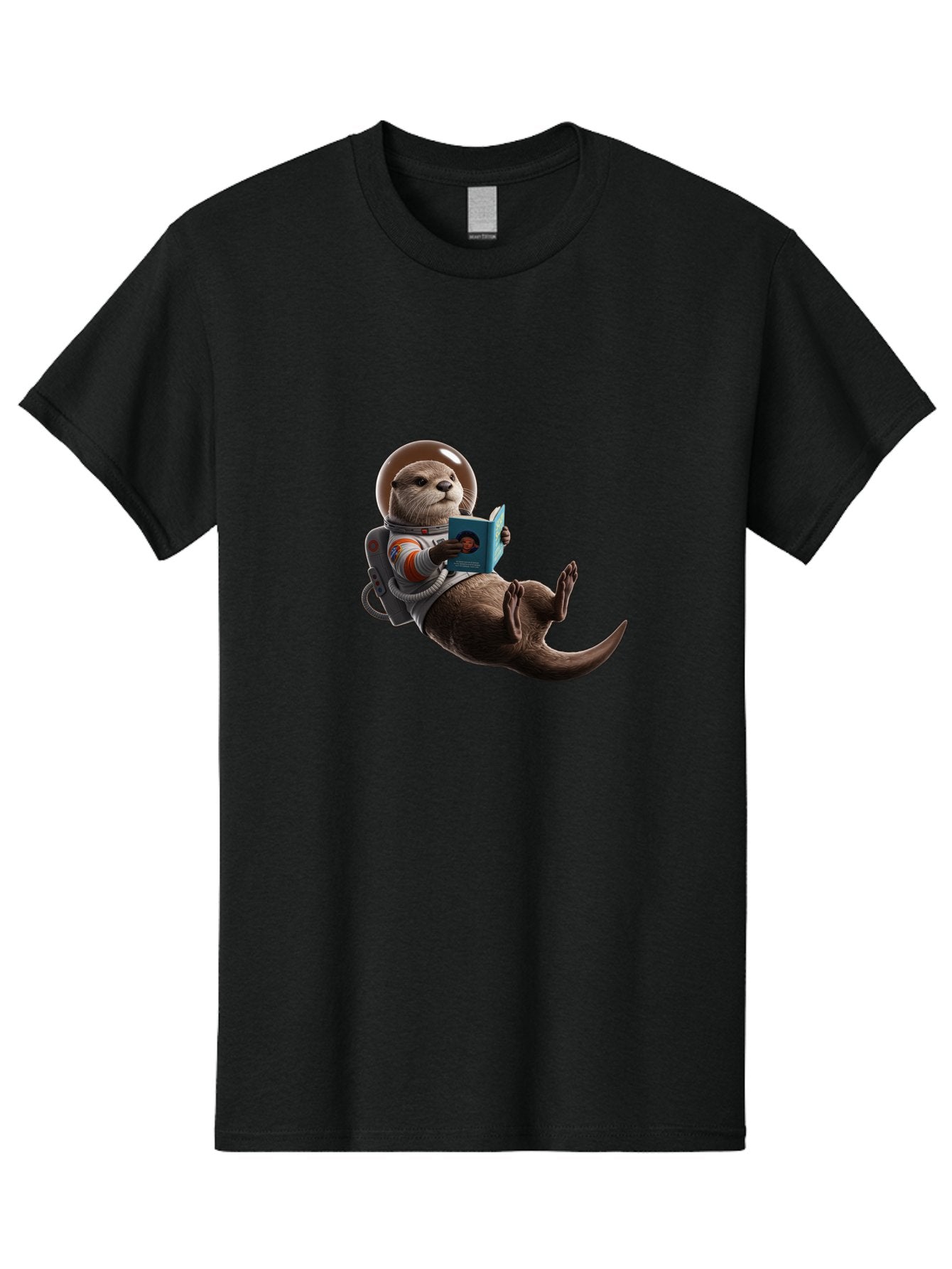 Otter-In-Spacesuit-Reading-Book Men'S Graphic Tee, 100% Cotton, Comfortable Casual Summer Wear, Machine Washable, Vintage Camera, Old Camera, Antique Camera, Black Camera, Classic Photography, Photography Equipment, Nostalgic Device, Bal010 13