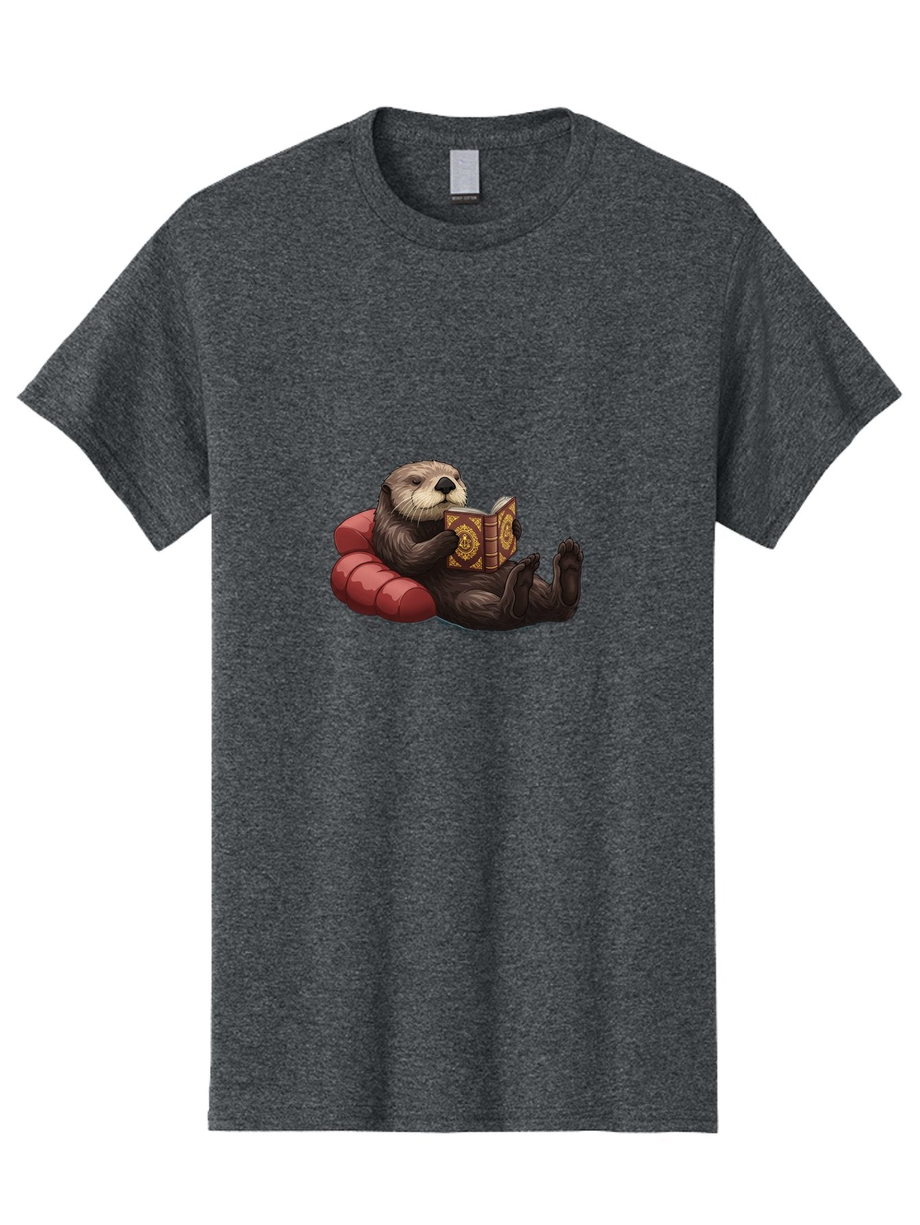 Otter-Reading-Book Men'S Graphic Tee, 100% Cotton, Comfortable Casual Summer Wear, Machine Washable, Vintage Camera, Old Camera, Antique Camera, Black Camera, Classic Photography, Photography Equipment, Nostalgic Device, Film Camera, Bal012 14