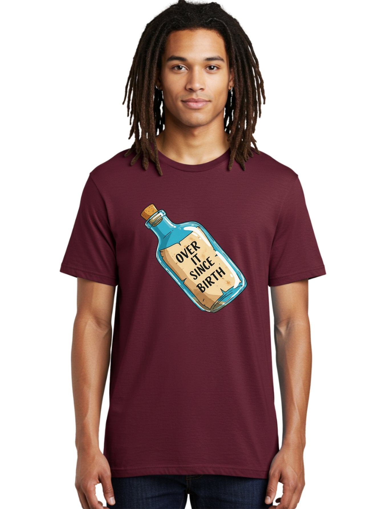 Over-It-Since-Birth-3 Men'S Graphic Tee, 100% Cotton, Comfortable Casual Summer Wear, Machine Washable, Vintage Camera, Old Camera, Antique Camera, Black Camera, Classic Photography, Photography Equipment, Nostalgic Device, Film Camera, Bal015 25