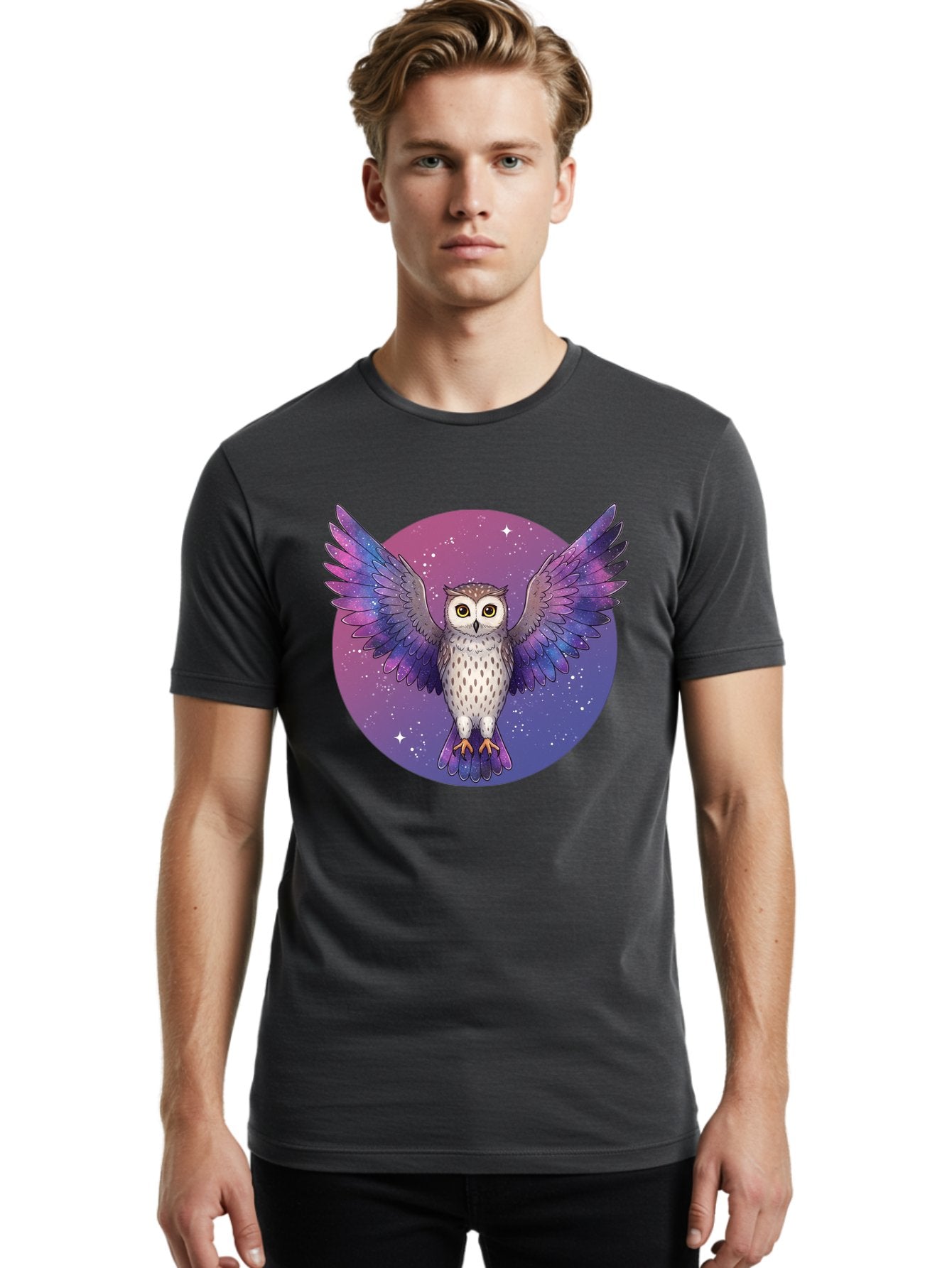 Owl-In-Space Men'S Graphic Tee, 100% Cotton, Comfortable Casual Summer Wear, Machine Washable, Vintage Camera, Old Camera, Antique Camera, Black Camera, Classic Photography, Photography Equipment, Nostalgic Device, Film Camera, Camera Art Bal021 30