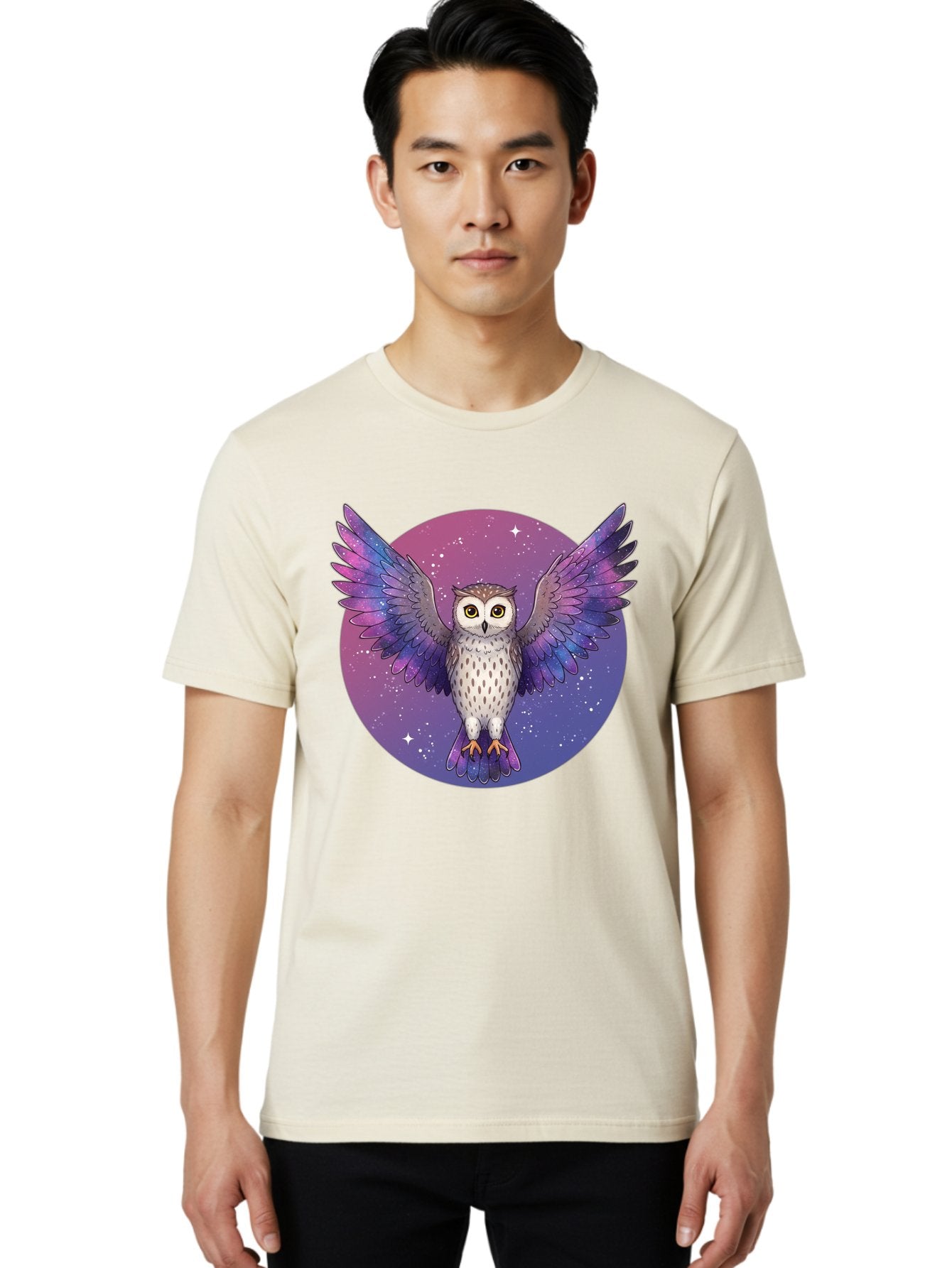 Owl-In-Space Men'S Graphic Tee, 100% Cotton, Comfortable Casual Summer Wear, Machine Washable, Vintage Camera, Old Camera, Antique Camera, Black Camera, Classic Photography, Photography Equipment, Nostalgic Device, Film Camera, Camera Art Bal021 23