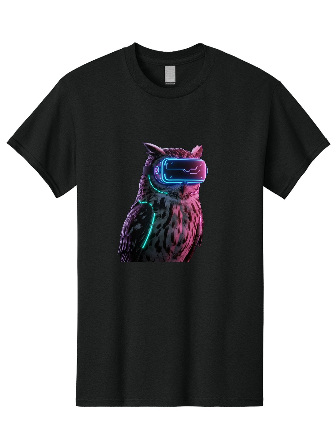 Owl-Vr-Headset-1 Men'S Graphic Tee, 100% Cotton, Comfortable Casual Summer Wear, Machine Washable, Vintage Camera, Old Camera, Antique Camera, Black Camera, Classic Photography, Photography Equipment, Nostalgic Device, Film Camera, Camera Art Bal023 6