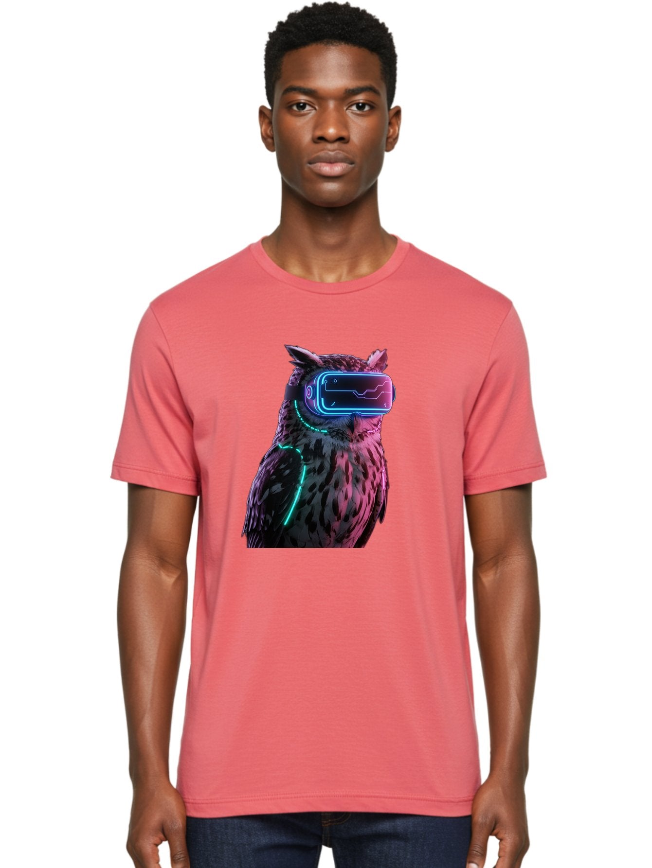 Owl-Vr-Headset-1 Men'S Graphic Tee, 100% Cotton, Comfortable Casual Summer Wear, Machine Washable, Vintage Camera, Old Camera, Antique Camera, Black Camera, Classic Photography, Photography Equipment, Nostalgic Device, Film Camera, Camera Art Bal023 27