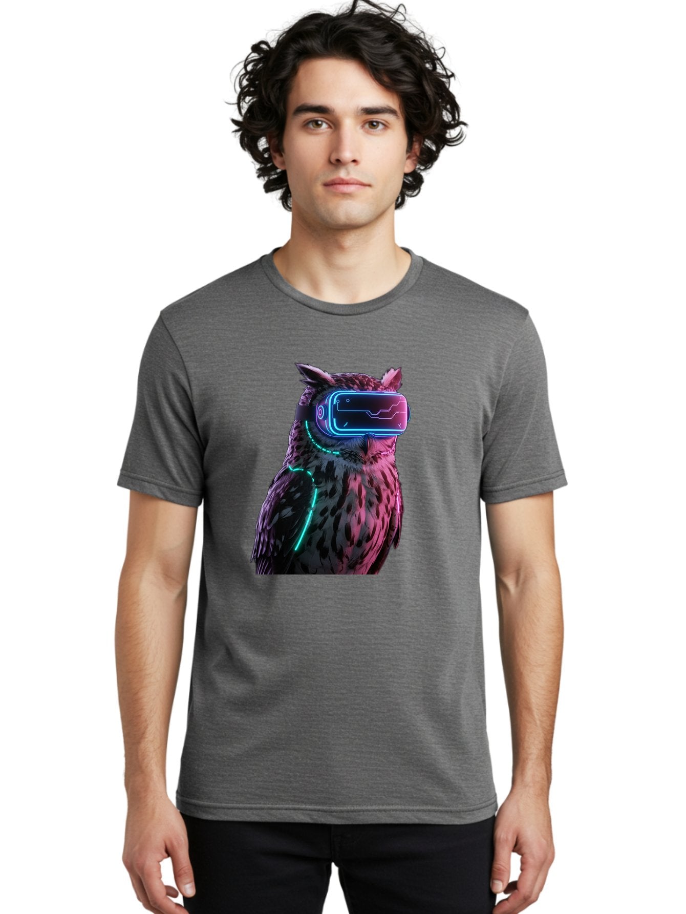 Owl-Vr-Headset-1 Men'S Graphic Tee, 100% Cotton, Comfortable Casual Summer Wear, Machine Washable, Vintage Camera, Old Camera, Antique Camera, Black Camera, Classic Photography, Photography Equipment, Nostalgic Device, Film Camera, Camera Art Bal023 28