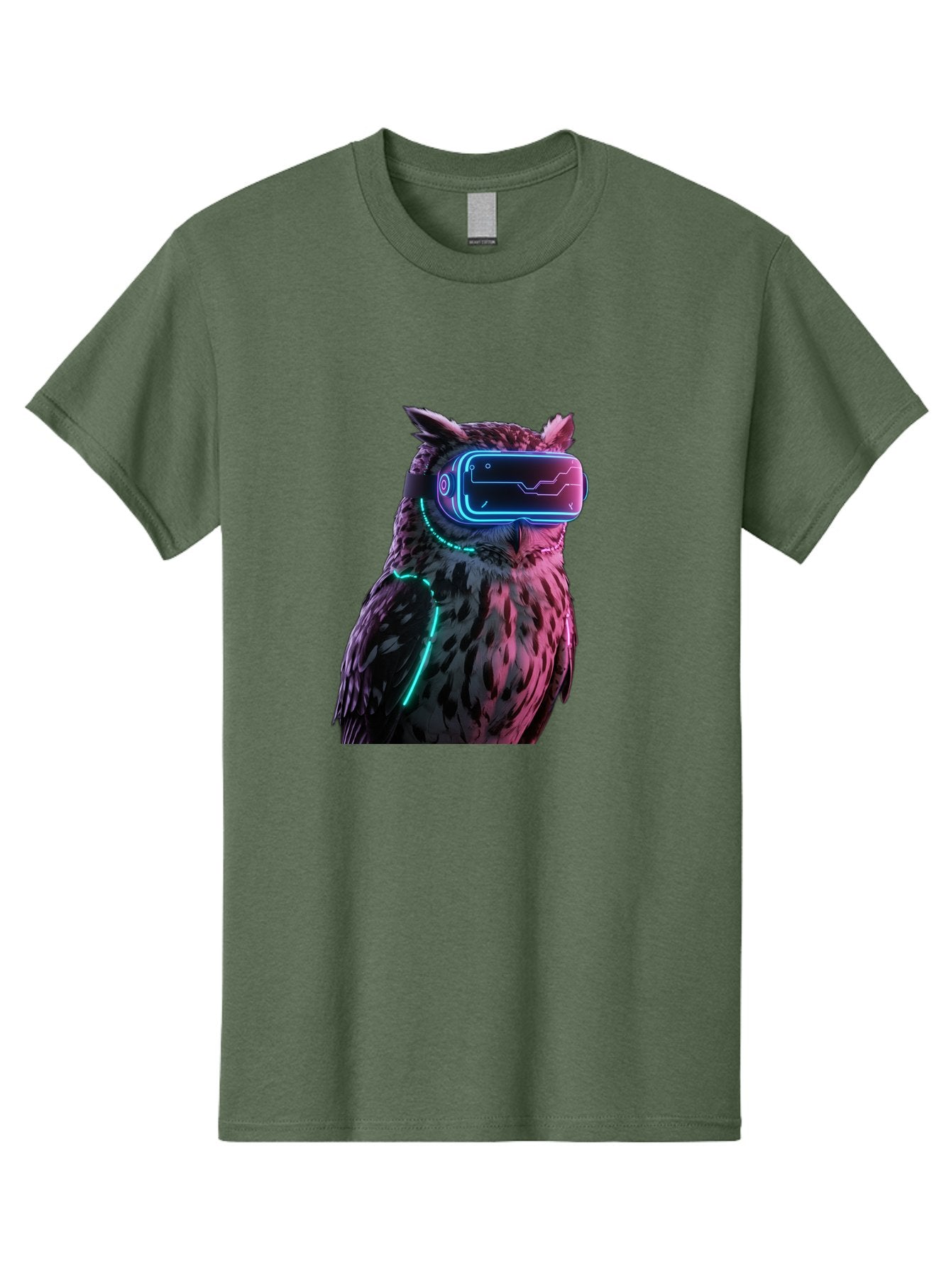 Owl-Vr-Headset-1 Men'S Graphic Tee, 100% Cotton, Comfortable Casual Summer Wear, Machine Washable, Vintage Camera, Old Camera, Antique Camera, Black Camera, Classic Photography, Photography Equipment, Nostalgic Device, Film Camera, Camera Art Bal023