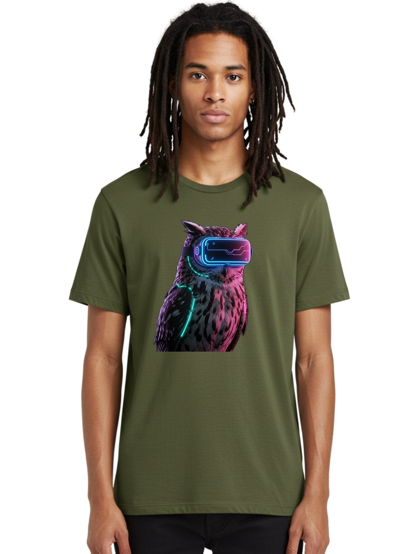 Owl-Vr-Headset-1 Men'S Graphic Tee, 100% Cotton, Comfortable Casual Summer Wear, Machine Washable, Vintage Camera, Old Camera, Antique Camera, Black Camera, Classic Photography, Photography Equipment, Nostalgic Device, Film Camera, Camera Art Bal023 19