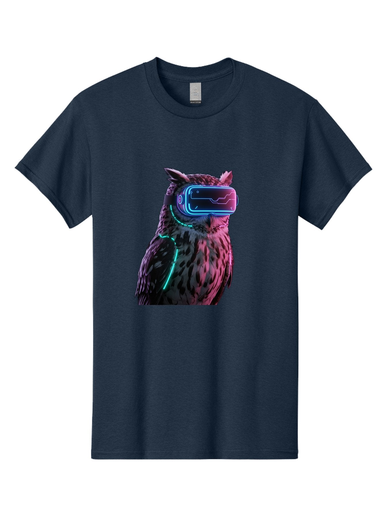 Owl-Vr-Headset-1 Men'S Graphic Tee, 100% Cotton, Comfortable Casual Summer Wear, Machine Washable, Vintage Camera, Old Camera, Antique Camera, Black Camera, Classic Photography, Photography Equipment, Nostalgic Device, Film Camera, Camera Art Bal023 4