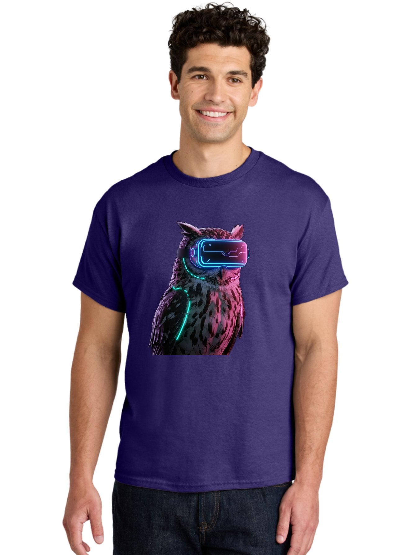 Owl-Vr-Headset-1 Men'S Graphic Tee, 100% Cotton, Comfortable Casual Summer Wear, Machine Washable, Vintage Camera, Old Camera, Antique Camera, Black Camera, Classic Photography, Photography Equipment, Nostalgic Device, Film Camera, Camera Art Bal023 20