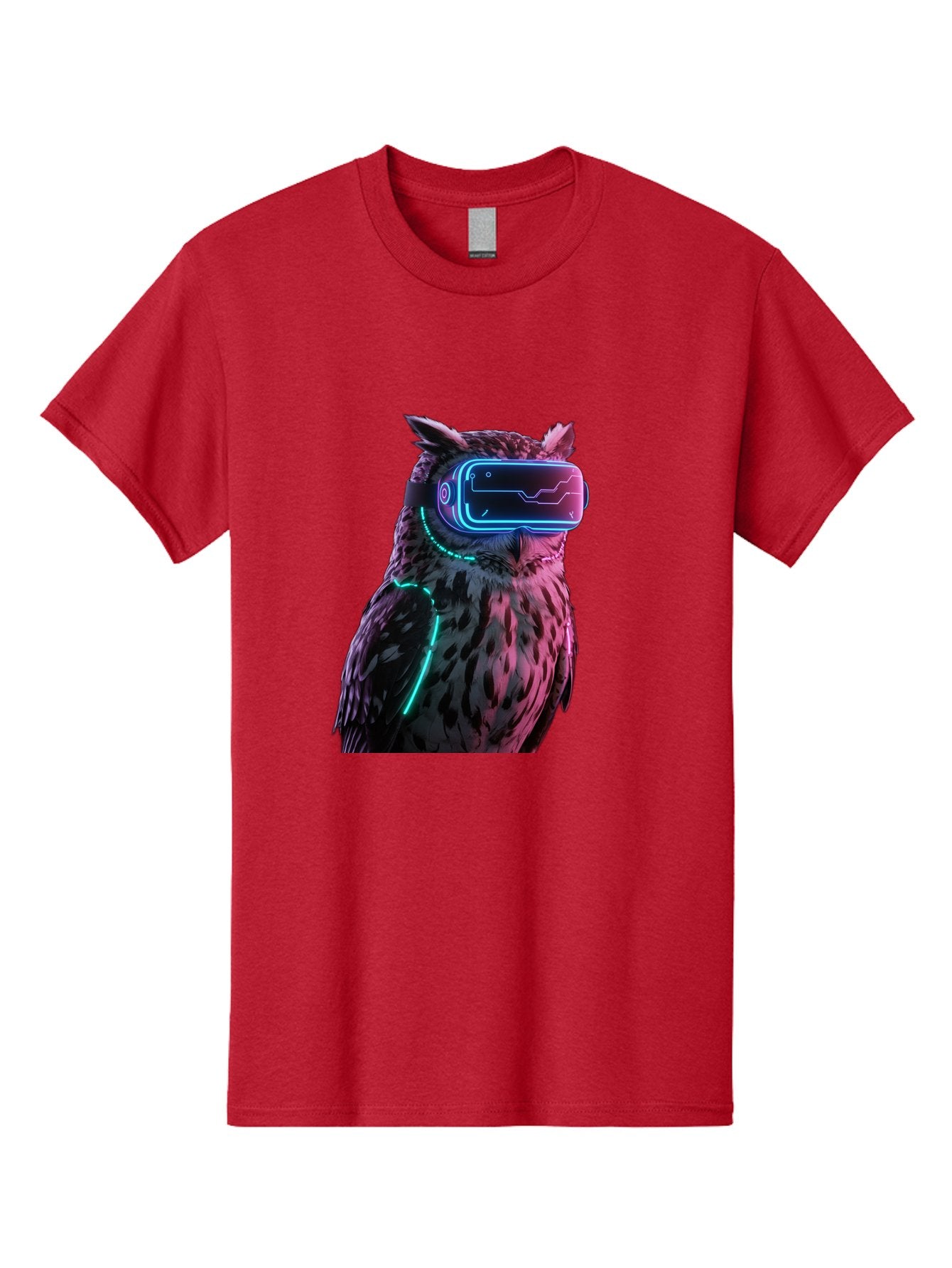 Owl-Vr-Headset-1 Men'S Graphic Tee, 100% Cotton, Comfortable Casual Summer Wear, Machine Washable, Vintage Camera, Old Camera, Antique Camera, Black Camera, Classic Photography, Photography Equipment, Nostalgic Device, Film Camera, Camera Art Bal023 3