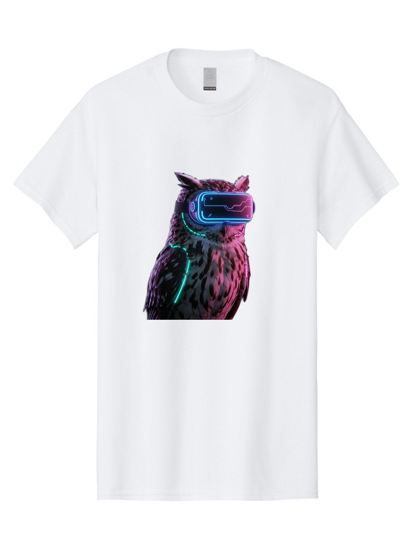 Owl-Vr-Headset-1 Men'S Graphic Tee, 100% Cotton, Comfortable Casual Summer Wear, Machine Washable, Vintage Camera, Old Camera, Antique Camera, Black Camera, Classic Photography, Photography Equipment, Nostalgic Device, Film Camera, Camera Art Bal023