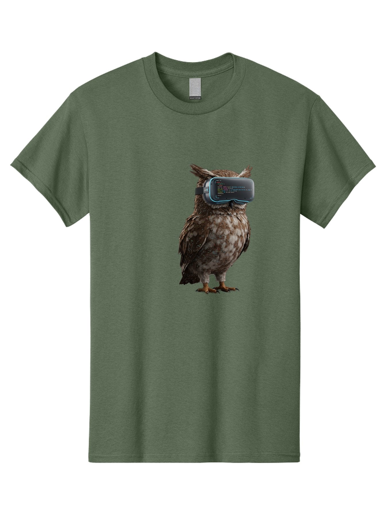 Owl-Vr-Headset Men'S Graphic Tee, 100% Cotton, Comfortable Casual Summer Wear, Machine Washable, Vintage Camera, Old Camera, Antique Camera, Black Camera, Classic Photography, Photography Equipment, Nostalgic Device, Film Camera, Camera Art Bal024