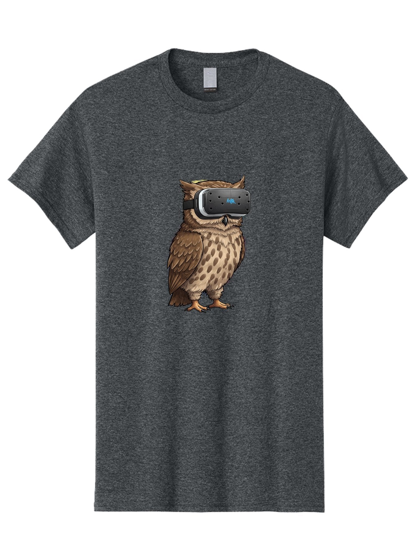 Owl-Wearing-Meta-Quest-3-Vr-Headset Men'S Graphic Tee, 100% Cotton, Comfortable Casual Summer Wear, Machine Washable, Vintage Camera, Old Camera, Antique Camera, Black Camera, Classic Photography, Photography Equipment, Nostalgic Device, Bal025 12