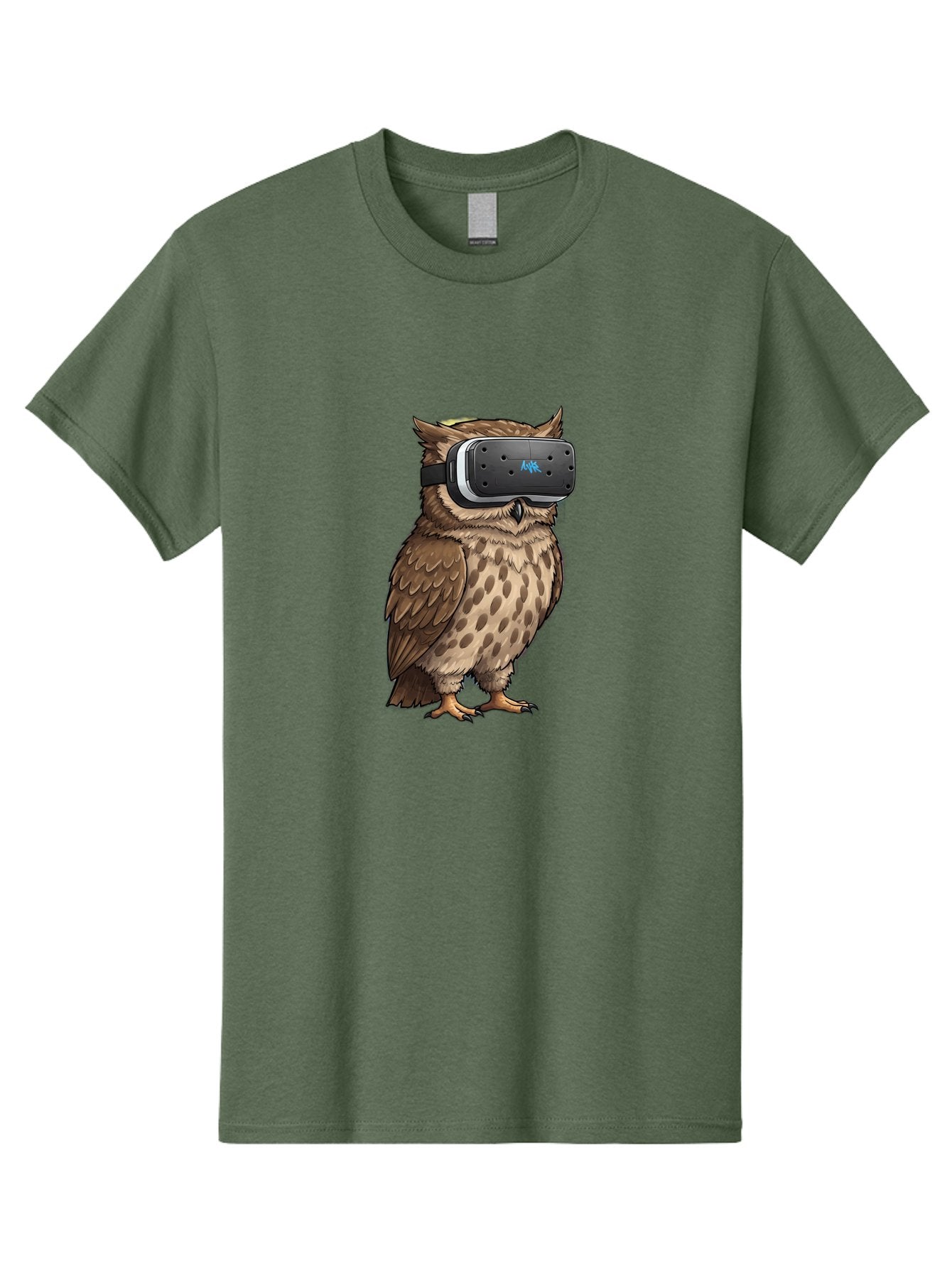 Owl-Wearing-Meta-Quest-3-Vr-Headset Men'S Graphic Tee, 100% Cotton, Comfortable Casual Summer Wear, Machine Washable, Vintage Camera, Old Camera, Antique Camera, Black Camera, Classic Photography, Photography Equipment, Nostalgic Device, Bal025 14