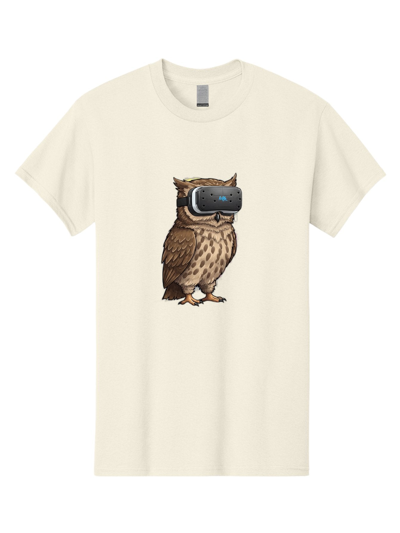 Owl-Wearing-Meta-Quest-3-Vr-Headset Men'S Graphic Tee, 100% Cotton, Comfortable Casual Summer Wear, Machine Washable, Vintage Camera, Old Camera, Antique Camera, Black Camera, Classic Photography, Photography Equipment, Nostalgic Device, Bal025 9