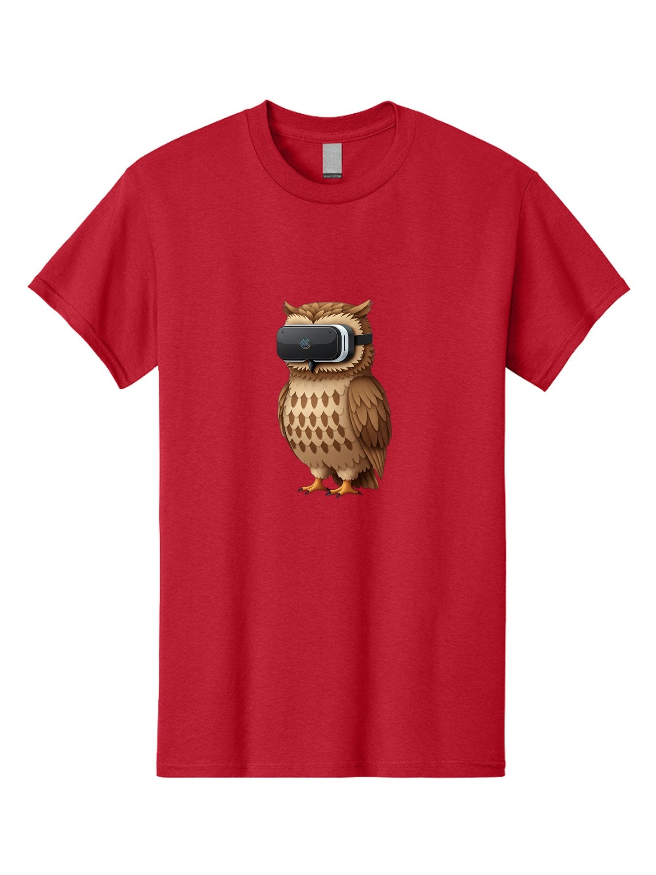 Owl-Wearing-Vr-Headset-1 Men'S Graphic Tee, 100% Cotton, Comfortable Casual Summer Wear, Machine Washable, Vintage Camera, Old Camera, Antique Camera, Black Camera, Classic Photography, Photography Equipment, Nostalgic Device, Film Camera, Bal026 4