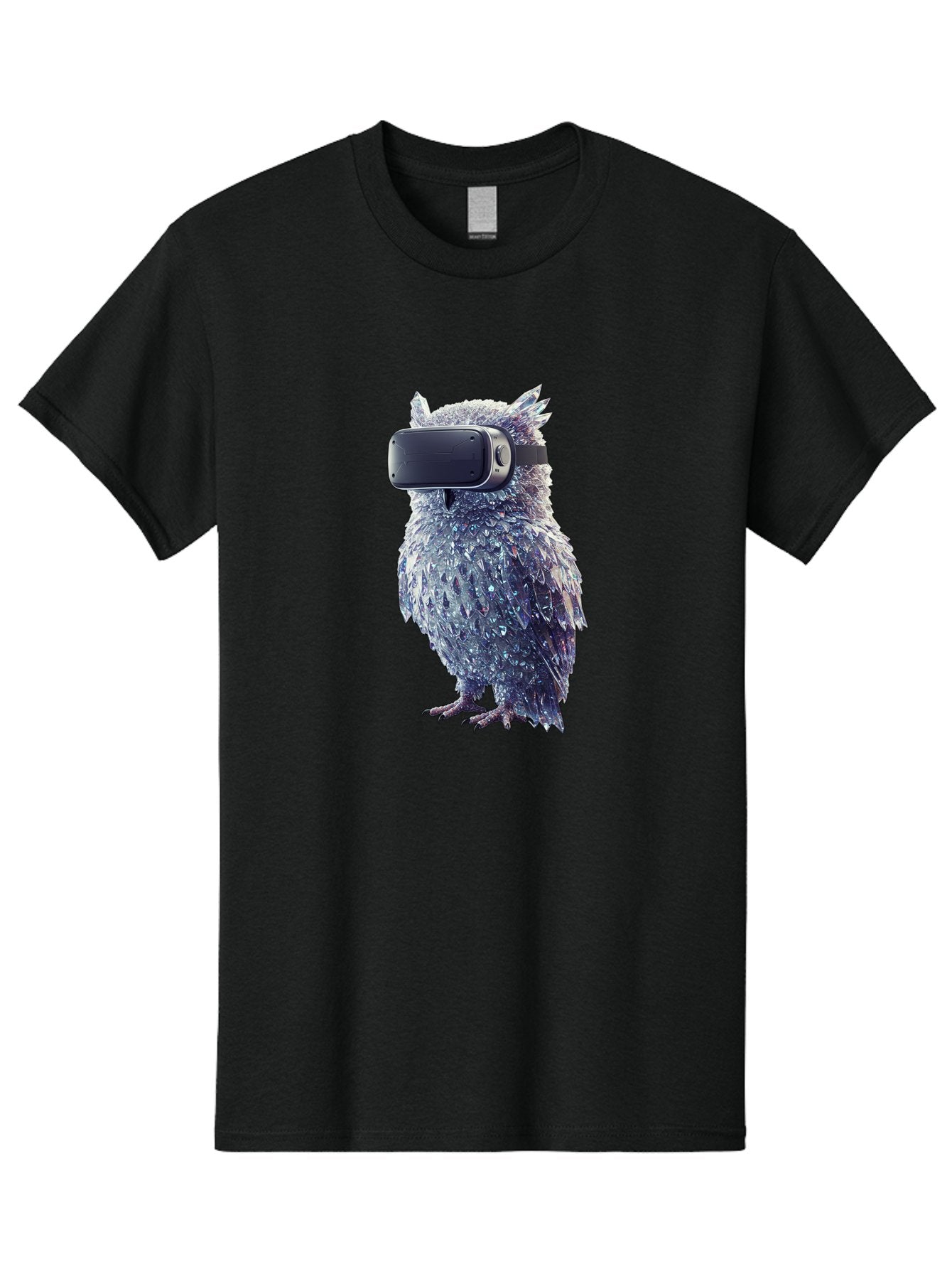 Owl-Wearing-Vr-Headset Men'S Graphic Tee, 100% Cotton, Comfortable Casual Summer Wear, Machine Washable, Vintage Camera, Old Camera, Antique Camera, Black Camera, Classic Photography, Photography Equipment, Nostalgic Device, Film Camera, Bal027 5