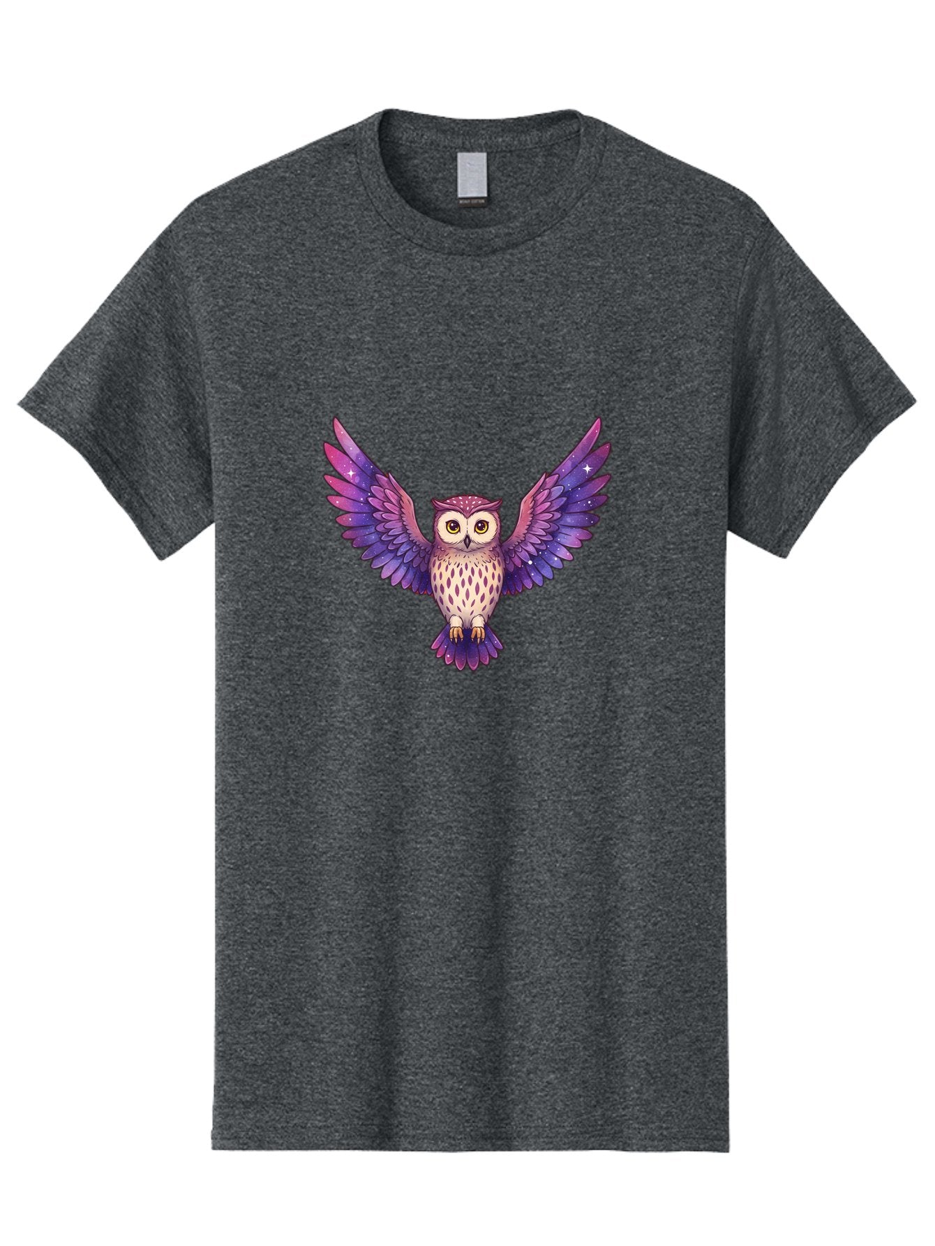 Owl-With-Galaxy-Feathers Men'S Graphic Tee, 100% Cotton, Comfortable Casual Summer Wear, Machine Washable, Vintage Camera, Old Camera, Antique Camera, Black Camera, Classic Photography, Photography Equipment, Nostalgic Device, Film Camera, Bal029