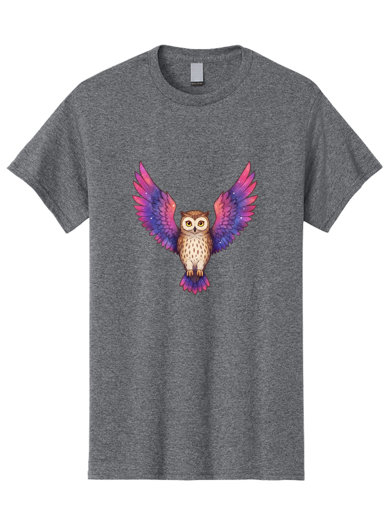 Owl-With-Galaxy-Wings-1 Men'S Graphic Tee, 100% Cotton, Comfortable Casual Summer Wear, Machine Washable, Vintage Camera, Old Camera, Antique Camera, Black Camera, Classic Photography, Photography Equipment, Nostalgic Device, Film Camera, Bal030 10