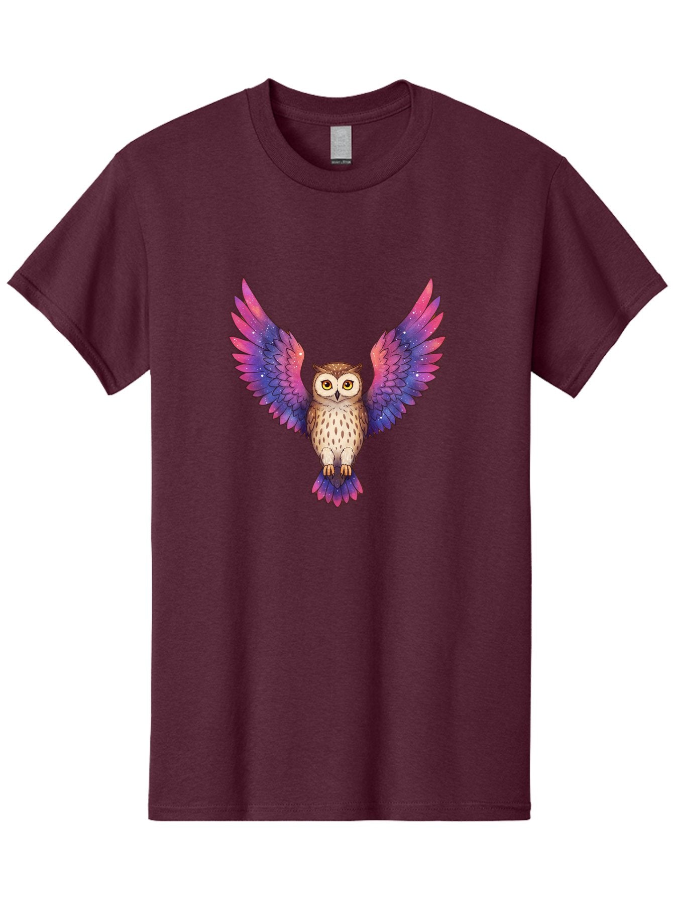 Owl-With-Galaxy-Wings-1 Men'S Graphic Tee, 100% Cotton, Comfortable Casual Summer Wear, Machine Washable, Vintage Camera, Old Camera, Antique Camera, Black Camera, Classic Photography, Photography Equipment, Nostalgic Device, Film Camera, Bal030 6