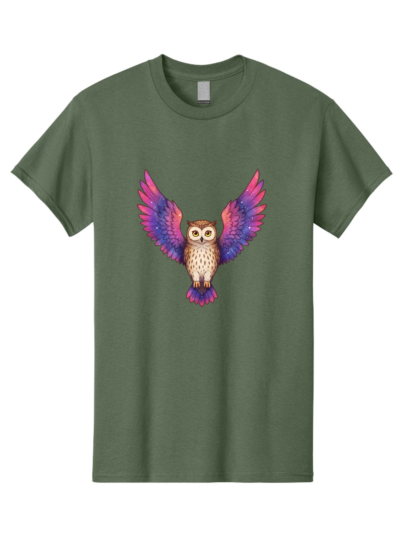 Owl-With-Galaxy-Wings-1 Men'S Graphic Tee, 100% Cotton, Comfortable Casual Summer Wear, Machine Washable, Vintage Camera, Old Camera, Antique Camera, Black Camera, Classic Photography, Photography Equipment, Nostalgic Device, Film Camera, Bal030 5