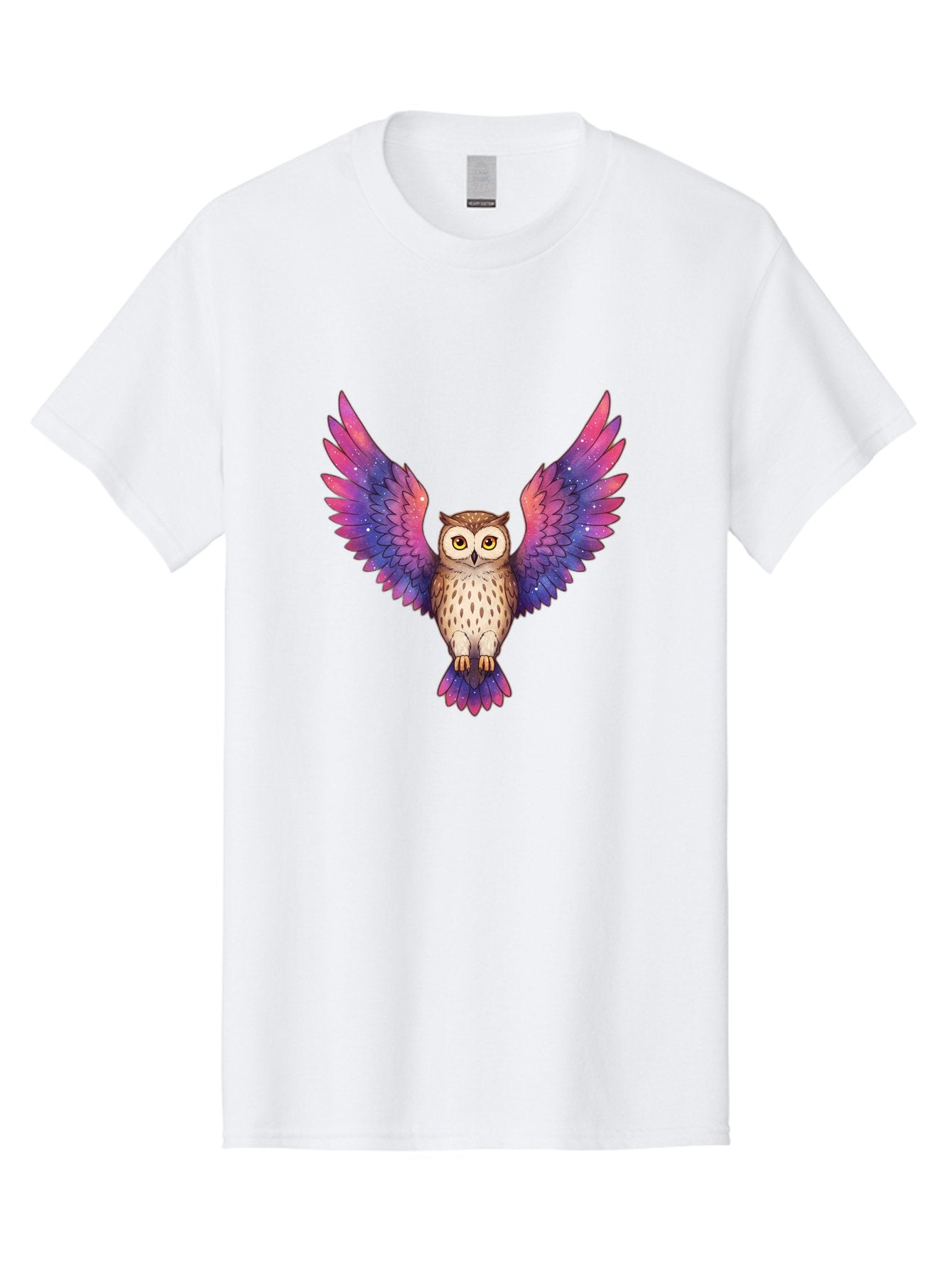 Owl-With-Galaxy-Wings-1 Men'S Graphic Tee, 100% Cotton, Comfortable Casual Summer Wear, Machine Washable, Vintage Camera, Old Camera, Antique Camera, Black Camera, Classic Photography, Photography Equipment, Nostalgic Device, Film Camera, Bal030 3