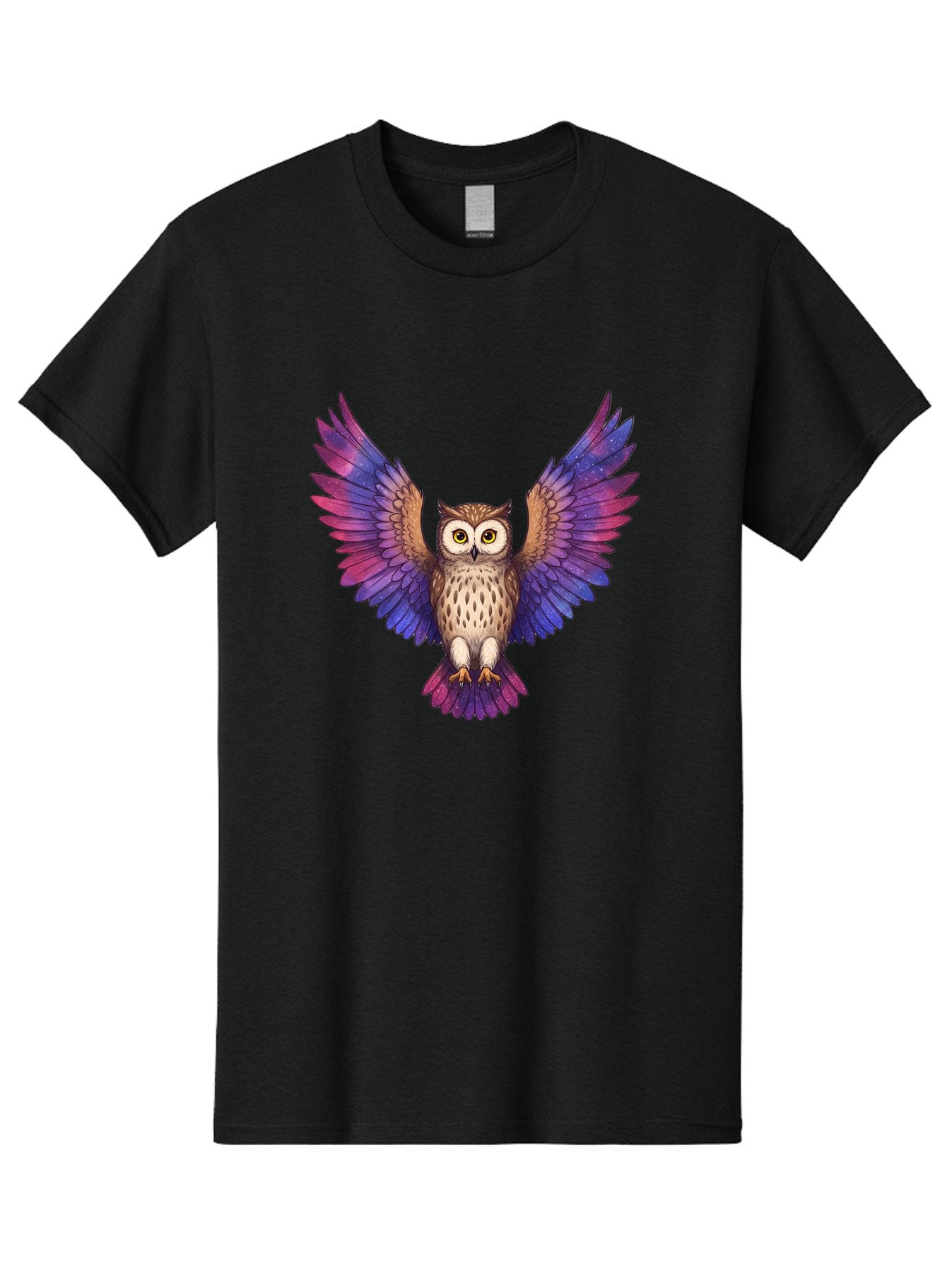 Owl-With-Galaxy-Wings Men'S Graphic Tee, 100% Cotton, Comfortable Casual Summer Wear, Machine Washable, Vintage Camera, Old Camera, Antique Camera, Black Camera, Classic Photography, Photography Equipment, Nostalgic Device, Film Camera, Bal031 5