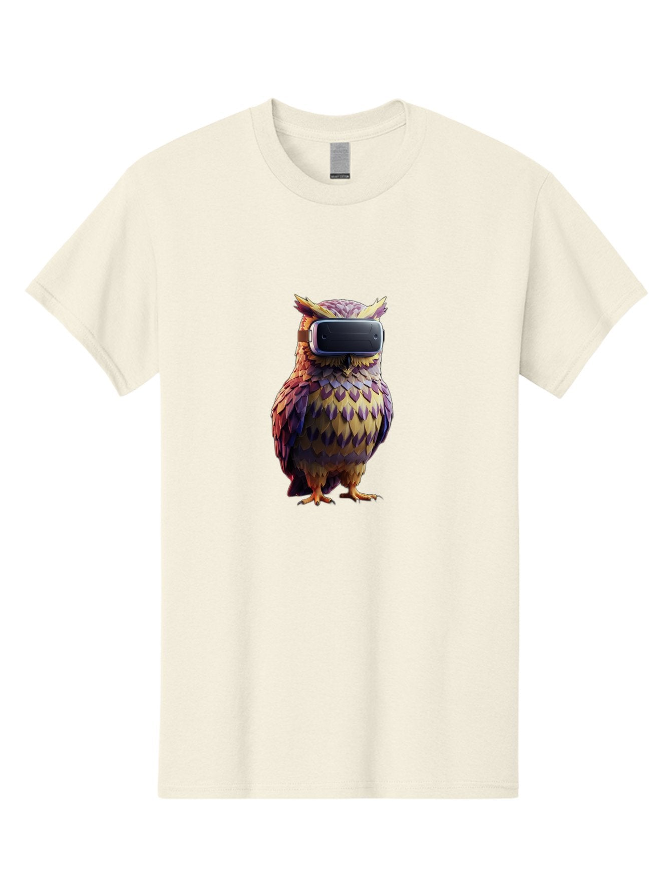 Owl-With-Vr-Headset-3 Men'S Graphic Tee, 100% Cotton, Comfortable Casual Summer Wear, Machine Washable, Vintage Camera, Old Camera, Antique Camera, Black Camera, Classic Photography, Photography Equipment, Nostalgic Device, Film Camera, Bal034 14