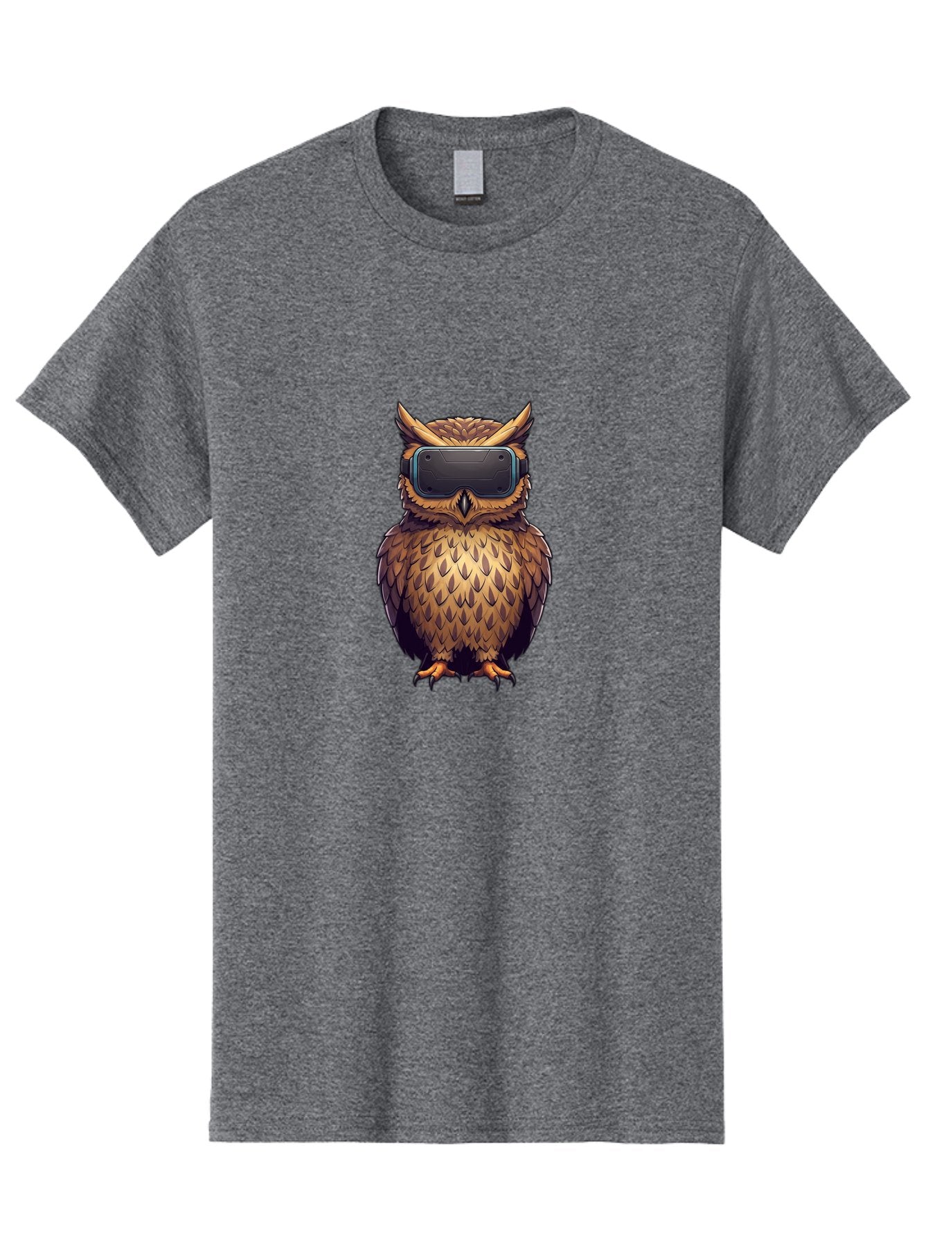 Owl-With-Vr-Headset-4 Men'S Graphic Tee, 100% Cotton, Comfortable Casual Summer Wear, Machine Washable, Vintage Camera, Old Camera, Antique Camera, Black Camera, Classic Photography, Photography Equipment, Nostalgic Device, Film Camera, Bal035 10