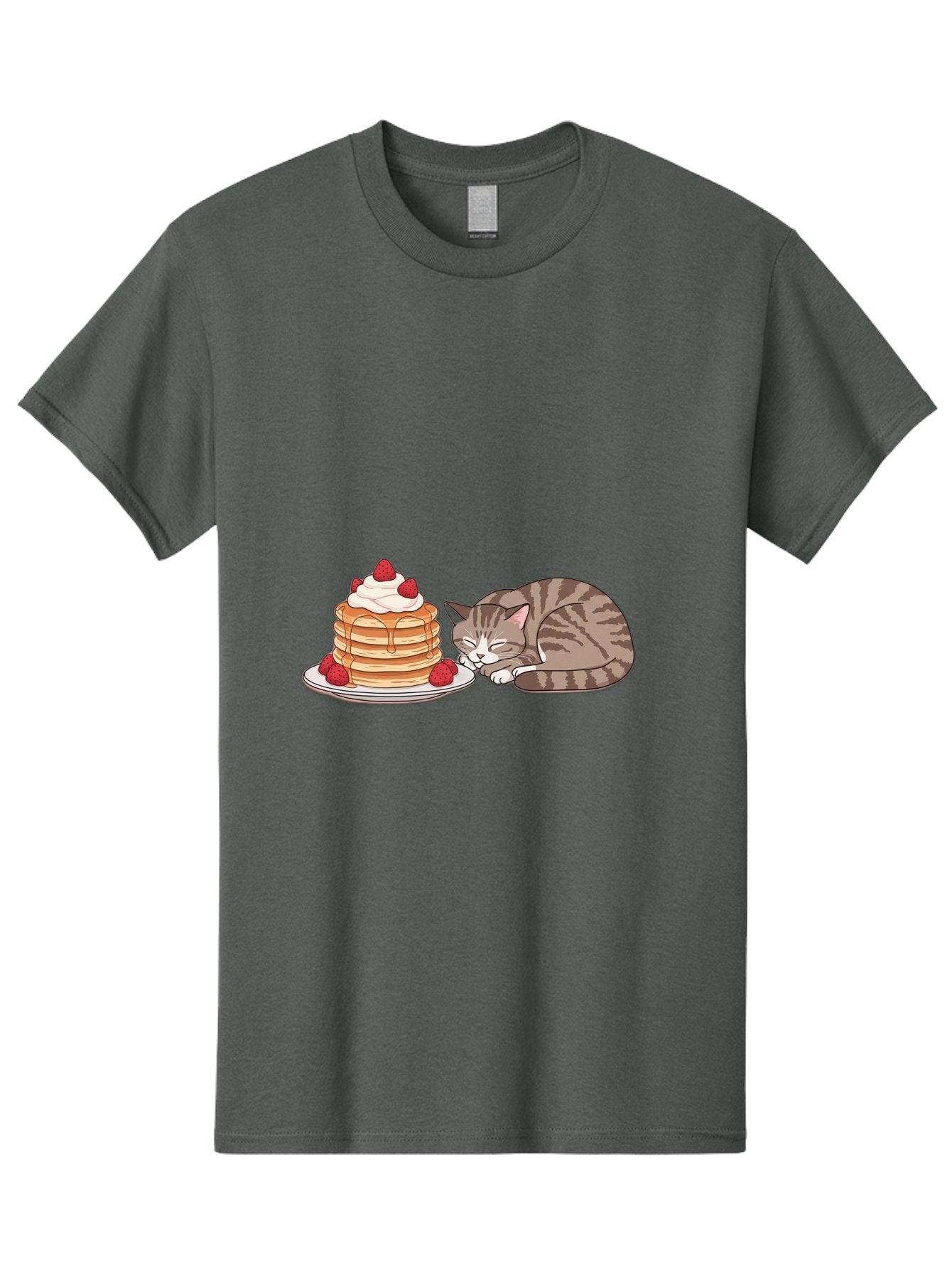 Pancakes-Cat Men'S Graphic Tee, 100% Cotton, Comfortable Casual Summer Wear, Machine Washable, Vintage Camera, Old Camera, Antique Camera, Black Camera, Classic Photography, Photography Equipment, Nostalgic Device, Film Camera, Camera Art Bal041 14