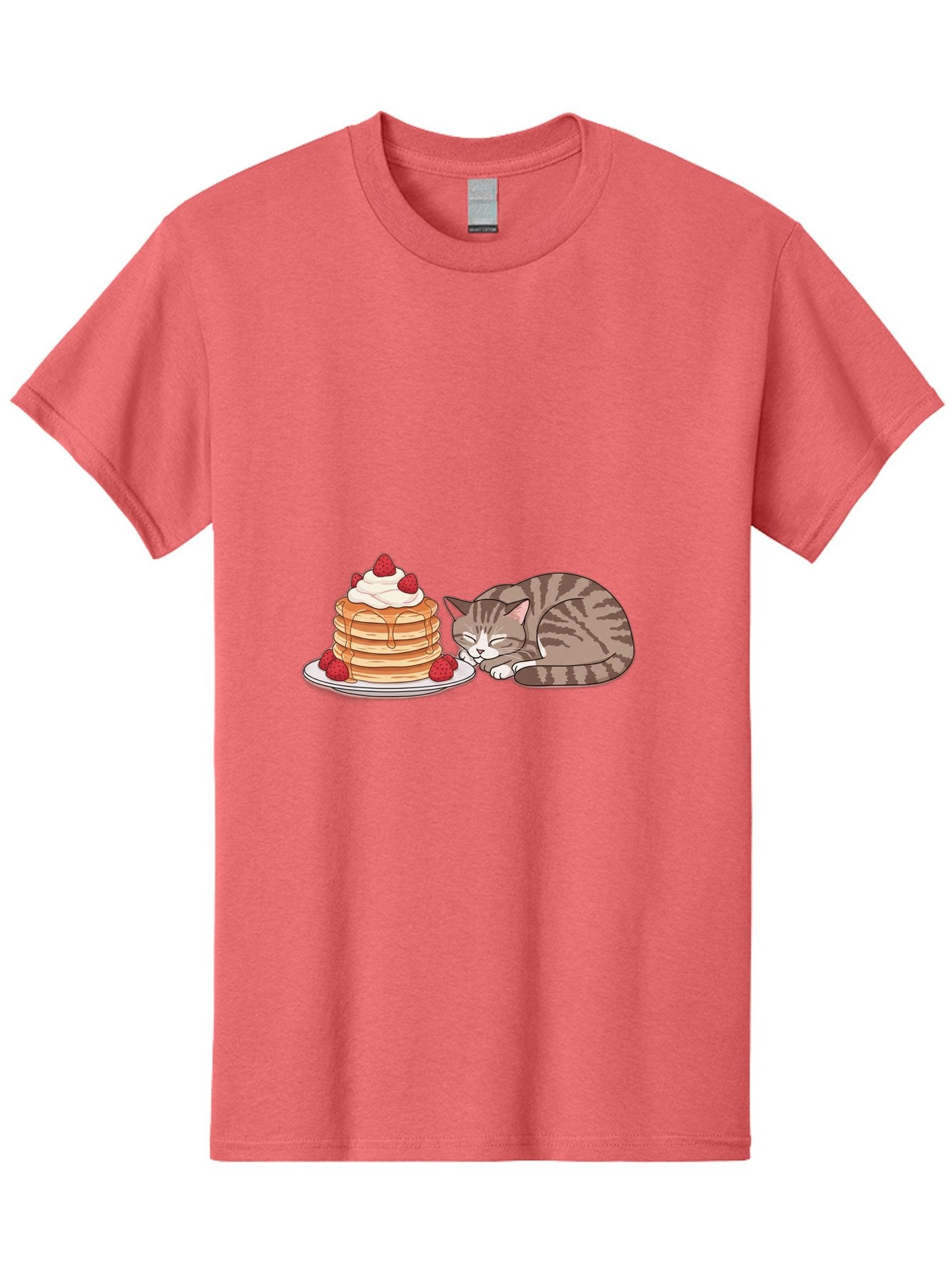 Pancakes-Cat Men'S Graphic Tee, 100% Cotton, Comfortable Casual Summer Wear, Machine Washable, Vintage Camera, Old Camera, Antique Camera, Black Camera, Classic Photography, Photography Equipment, Nostalgic Device, Film Camera, Camera Art Bal041 6