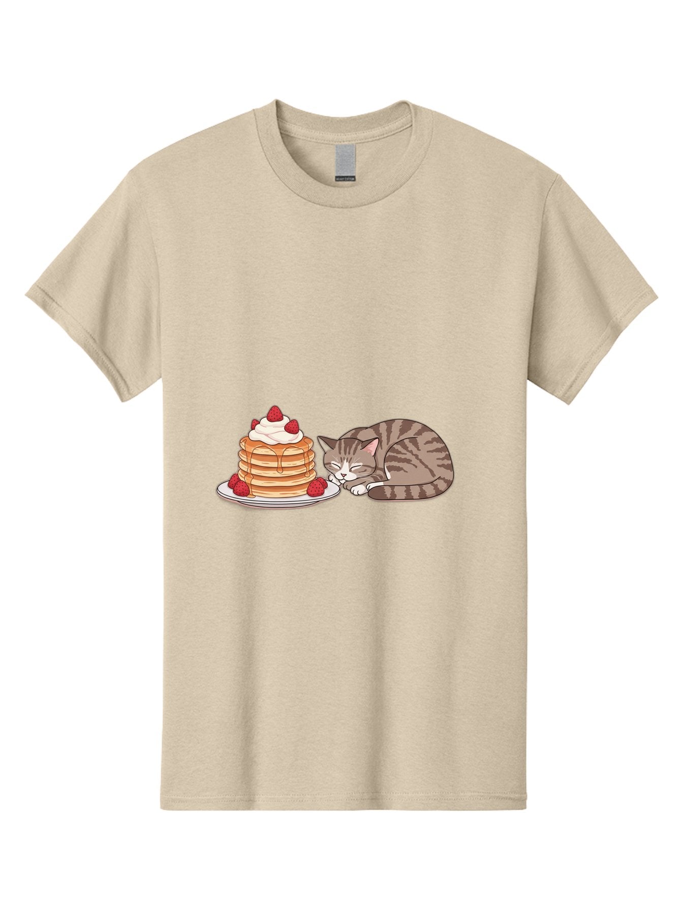 Pancakes-Cat Men'S Graphic Tee, 100% Cotton, Comfortable Casual Summer Wear, Machine Washable, Vintage Camera, Old Camera, Antique Camera, Black Camera, Classic Photography, Photography Equipment, Nostalgic Device, Film Camera, Camera Art Bal041 15