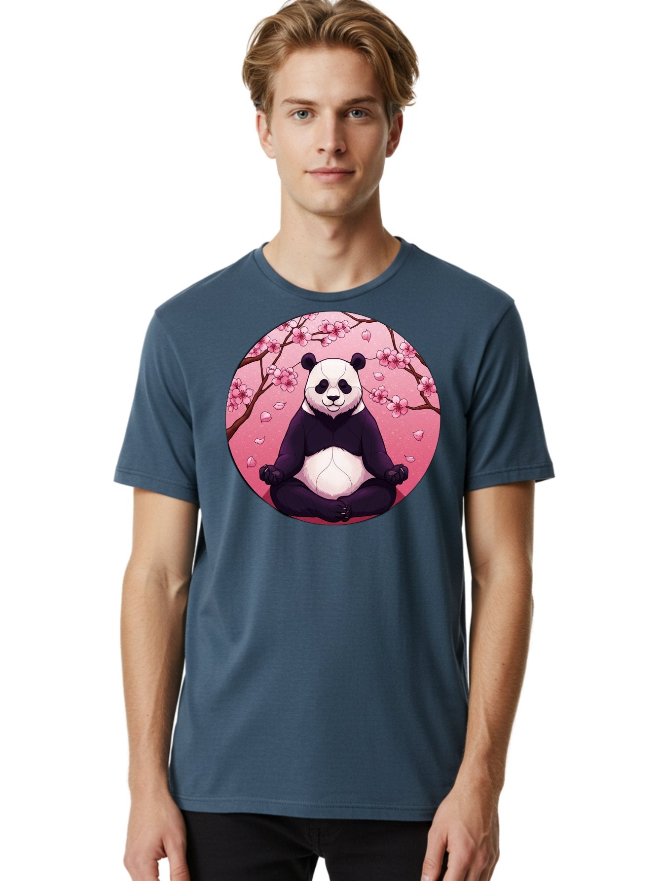 Panda-Meditation-Kawaii Men'S Graphic Tee, 100% Cotton, Comfortable Casual Summer Wear, Machine Washable, Vintage Camera, Old Camera, Antique Camera, Black Camera, Classic Photography, Photography Equipment, Nostalgic Device, Film Camera, Bal046 18