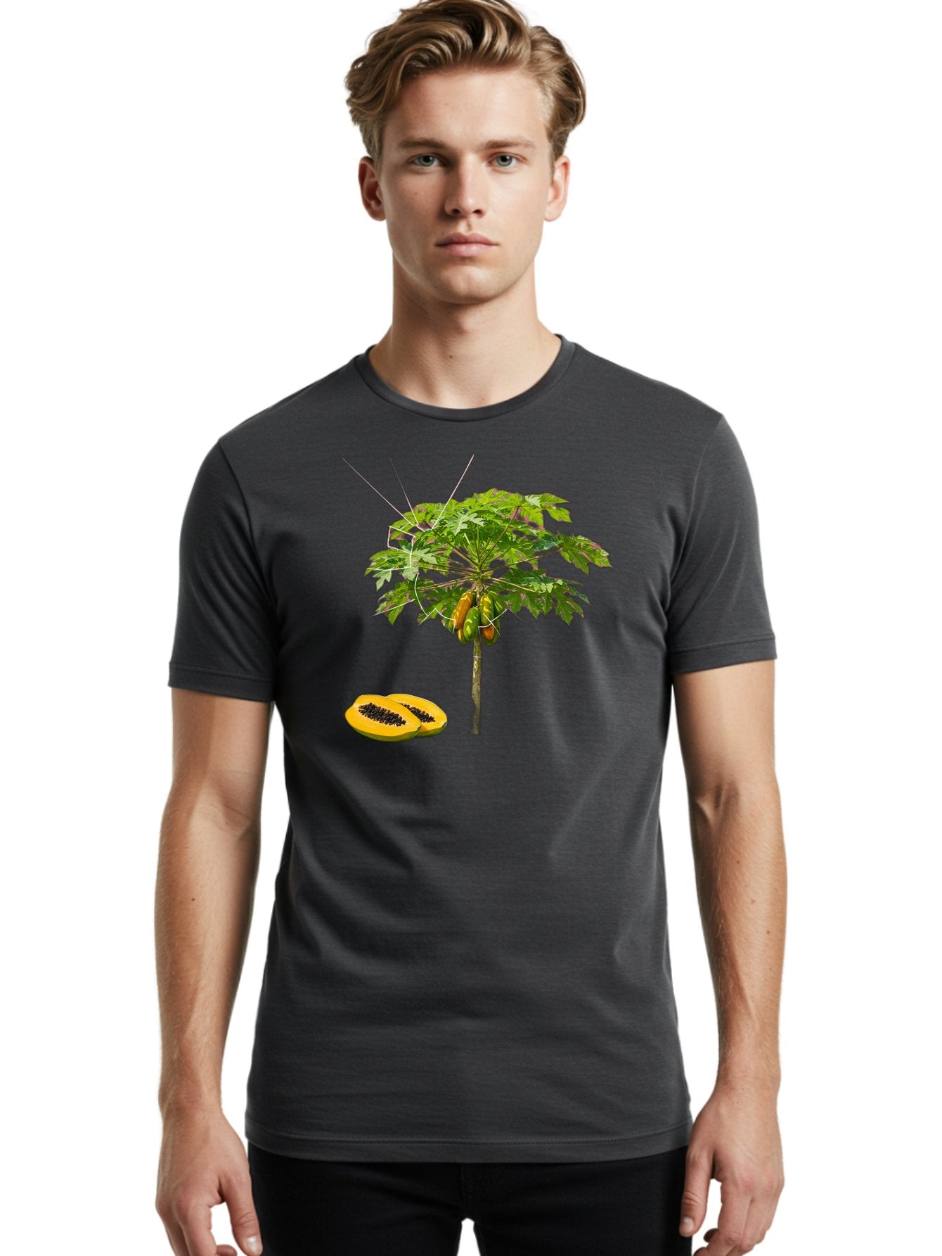 Papaya-Tree Men'S Graphic Tee, 100% Cotton, Comfortable Casual Summer Wear, Machine Washable, Vintage Camera, Old Camera, Antique Camera, Black Camera, Classic Photography, Photography Equipment, Nostalgic Device, Film Camera, Camera Art Bal048 16