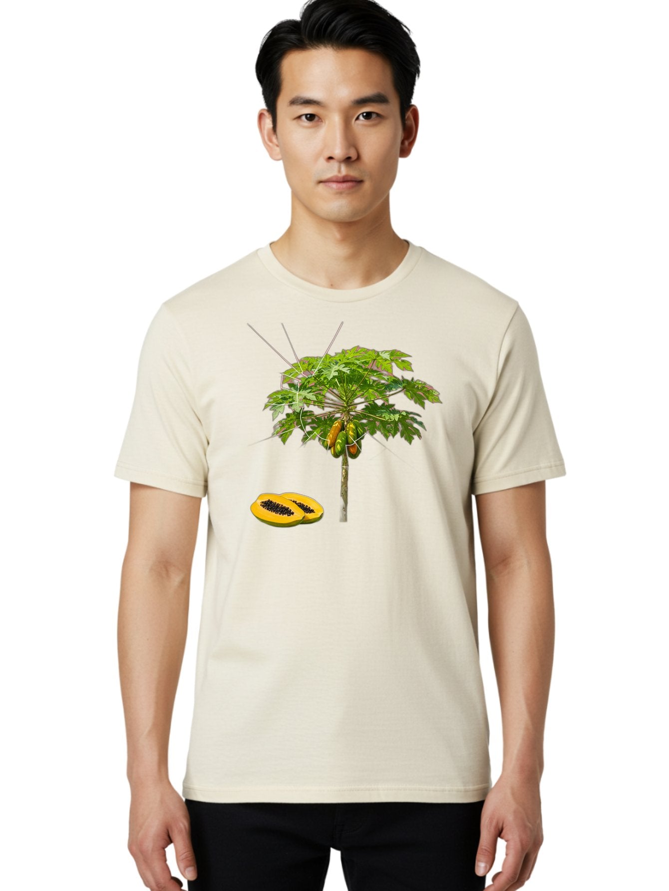 Papaya-Tree Men'S Graphic Tee, 100% Cotton, Comfortable Casual Summer Wear, Machine Washable, Vintage Camera, Old Camera, Antique Camera, Black Camera, Classic Photography, Photography Equipment, Nostalgic Device, Film Camera, Camera Art Bal048 24