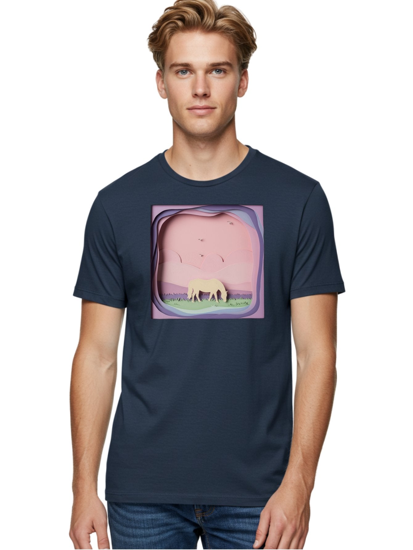 Paper-Cut-Horse Men'S Graphic Tee, 100% Cotton, Comfortable Casual Summer Wear, Machine Washable, Vintage Camera, Old Camera, Antique Camera, Black Camera, Classic Photography, Photography Equipment, Nostalgic Device, Film Camera, Camera Art Bal049 20