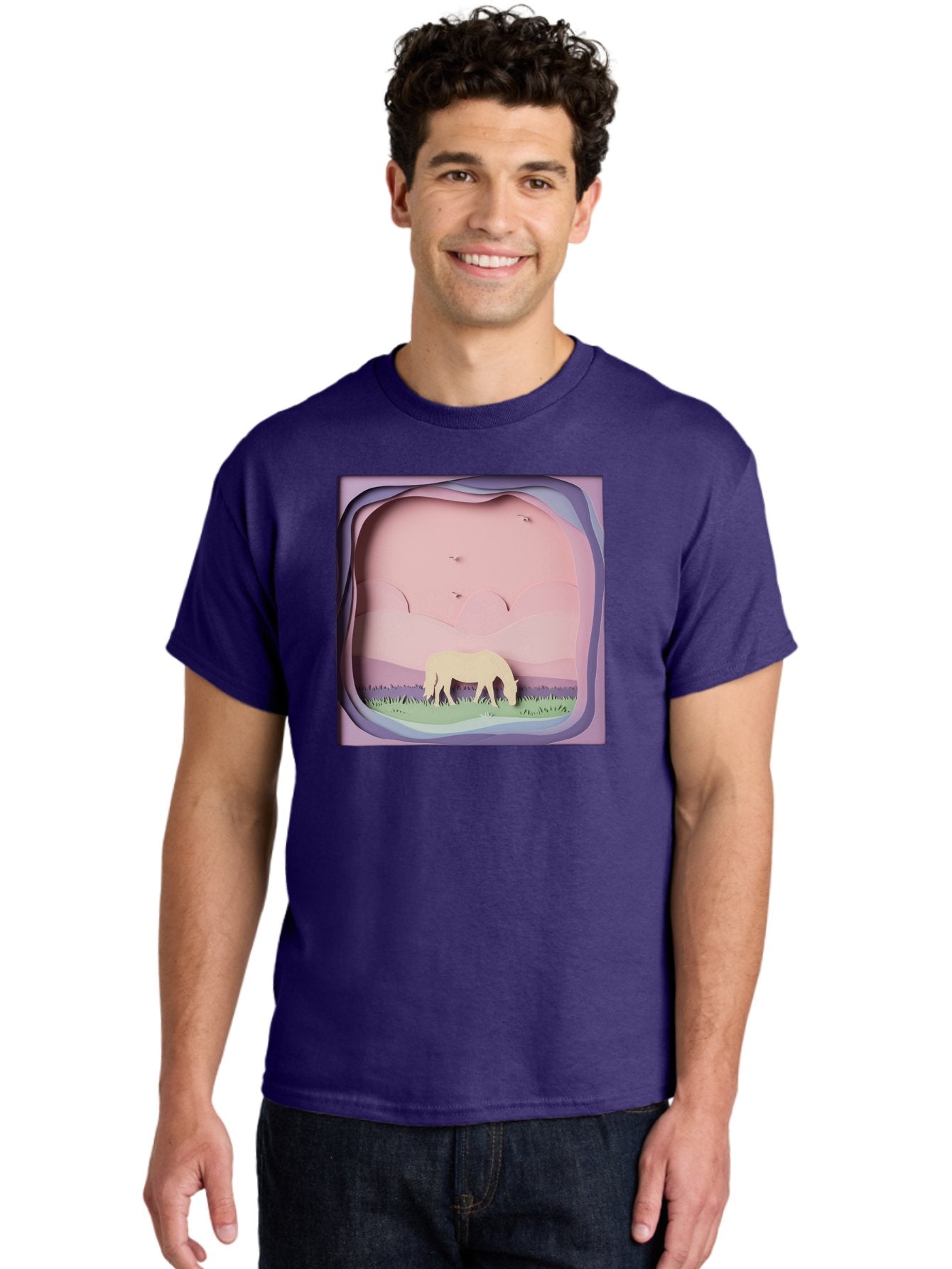 Paper-Cut-Horse Men'S Graphic Tee, 100% Cotton, Comfortable Casual Summer Wear, Machine Washable, Vintage Camera, Old Camera, Antique Camera, Black Camera, Classic Photography, Photography Equipment, Nostalgic Device, Film Camera, Camera Art Bal049 27