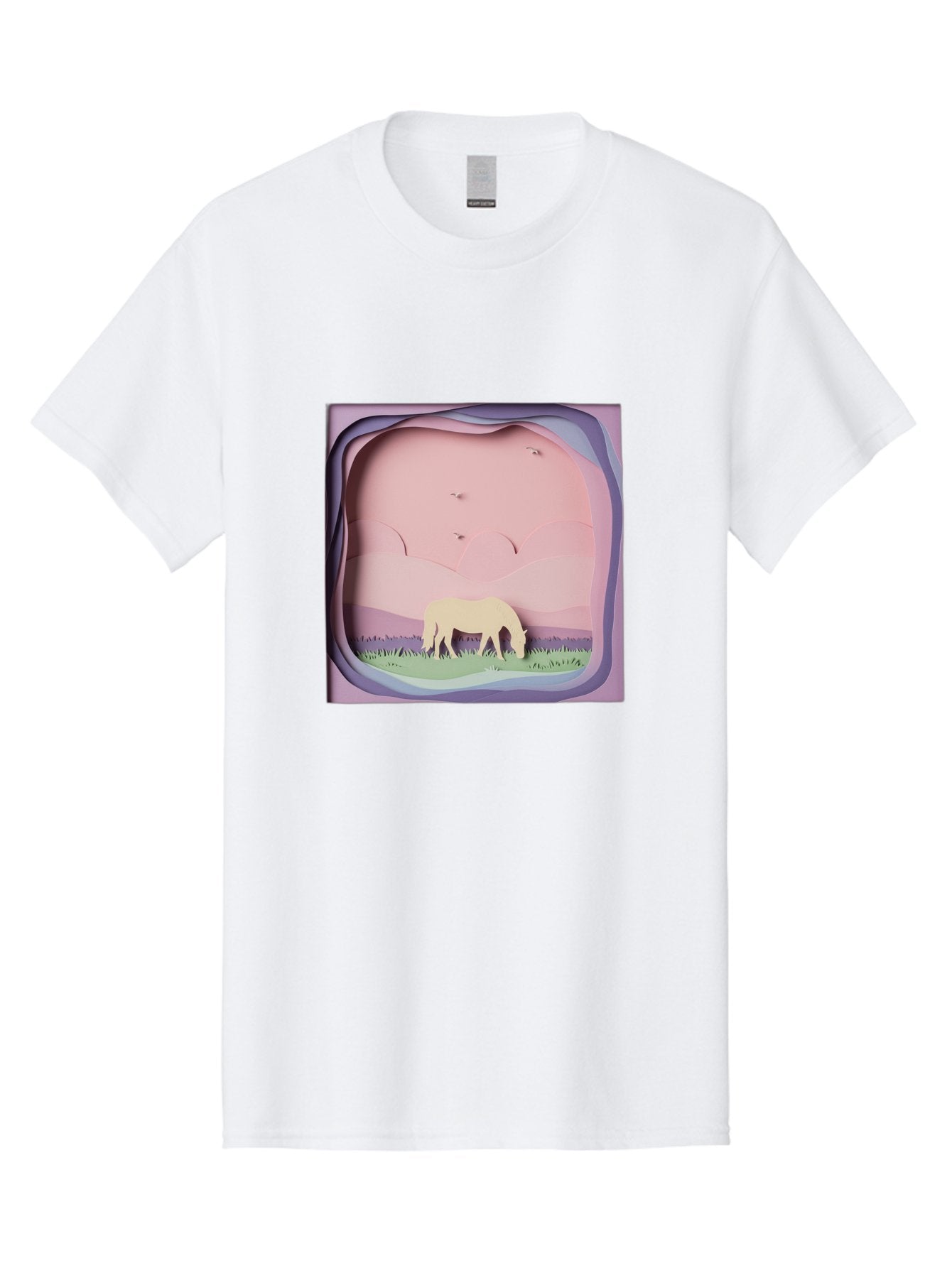 Paper-Cut-Horse Men'S Graphic Tee, 100% Cotton, Comfortable Casual Summer Wear, Machine Washable, Vintage Camera, Old Camera, Antique Camera, Black Camera, Classic Photography, Photography Equipment, Nostalgic Device, Film Camera, Camera Art Bal049