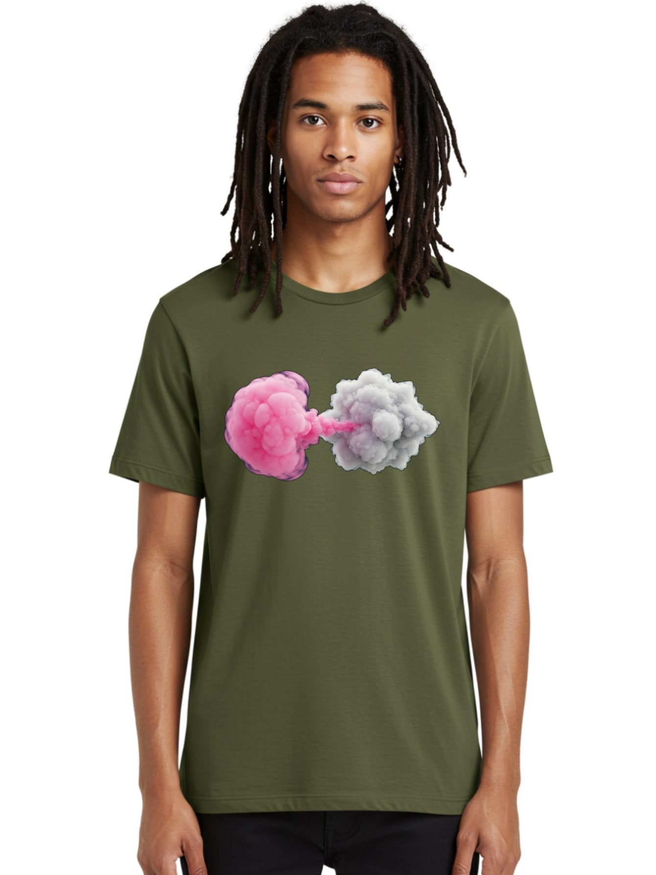 Pink-And-White-Smoke-Bombs Men'S Graphic Tee, 100% Cotton, Comfortable Casual Summer Wear, Machine Washable, Vintage Camera, Old Camera, Antique Camera, Black Camera, Classic Photography, Photography Equipment, Nostalgic Device, Film Camera, Bal074 26