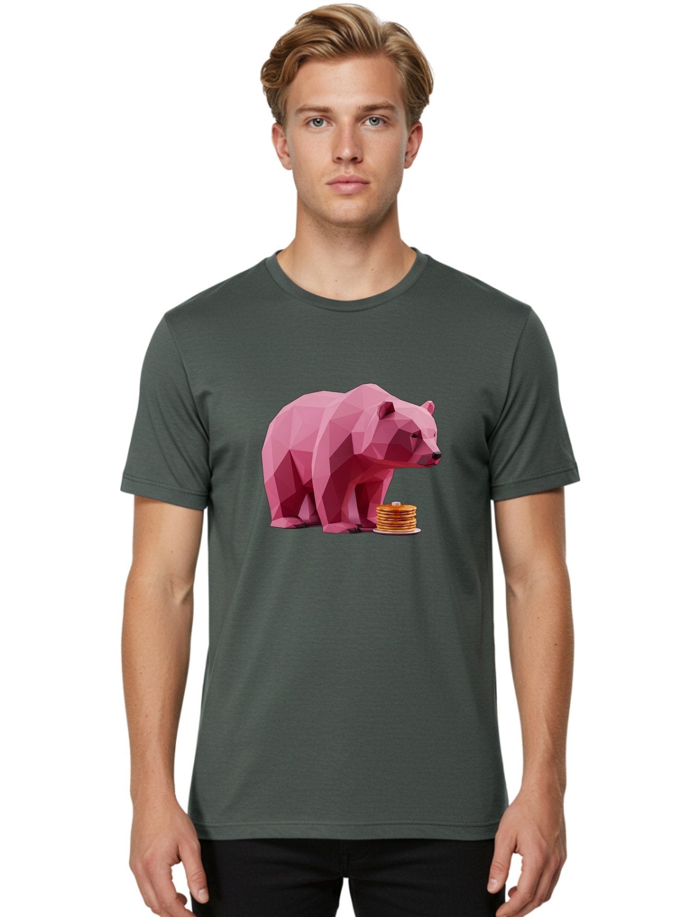 Pink-Bear-Coins Men'S Graphic Tee, 100% Cotton, Comfortable Casual Summer Wear, Machine Washable, Vintage Camera, Old Camera, Antique Camera, Black Camera, Classic Photography, Photography Equipment, Nostalgic Device, Film Camera, Camera Art Bal076 24