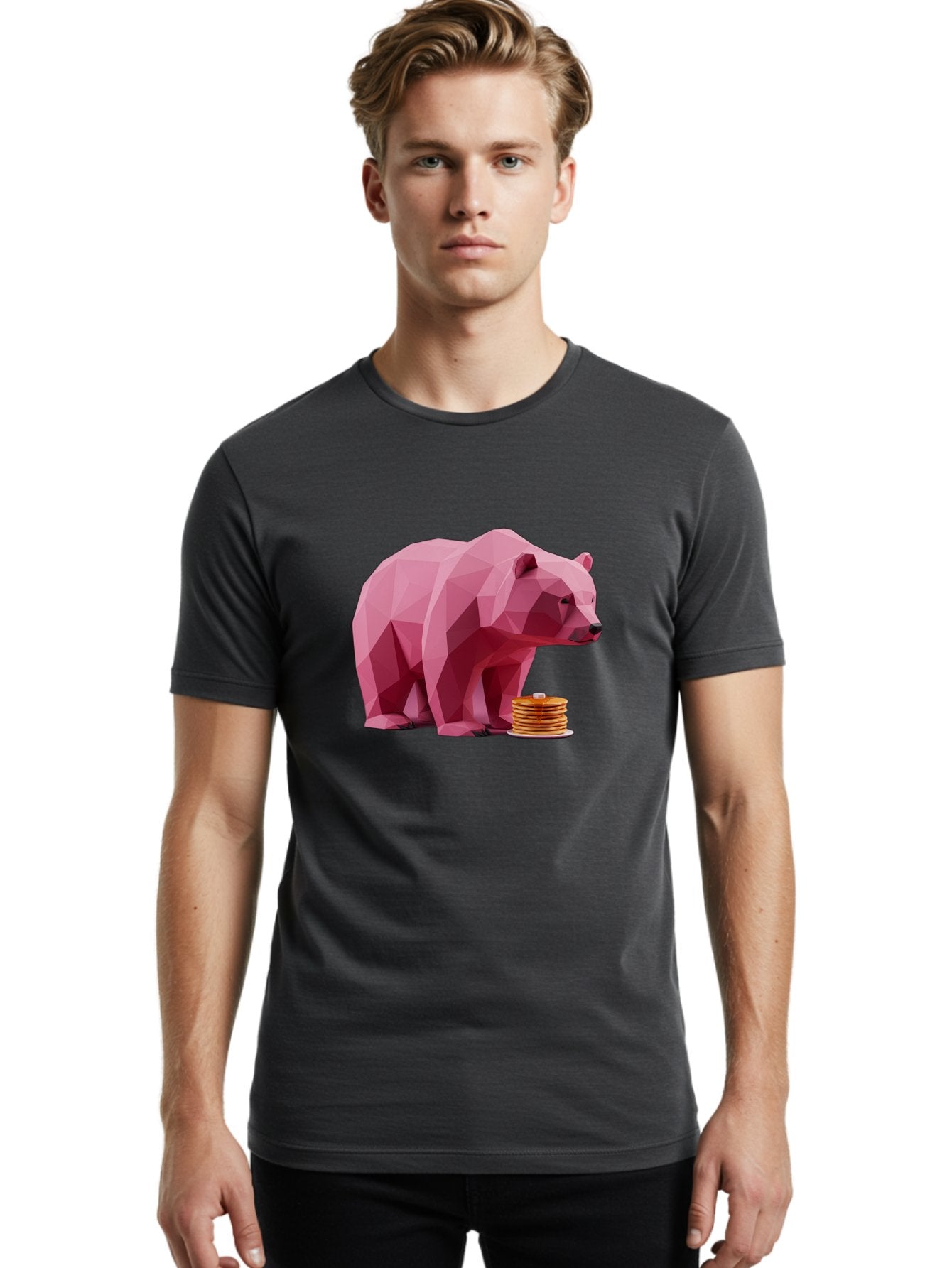 Pink-Bear-Coins Men'S Graphic Tee, 100% Cotton, Comfortable Casual Summer Wear, Machine Washable, Vintage Camera, Old Camera, Antique Camera, Black Camera, Classic Photography, Photography Equipment, Nostalgic Device, Film Camera, Camera Art Bal076 20