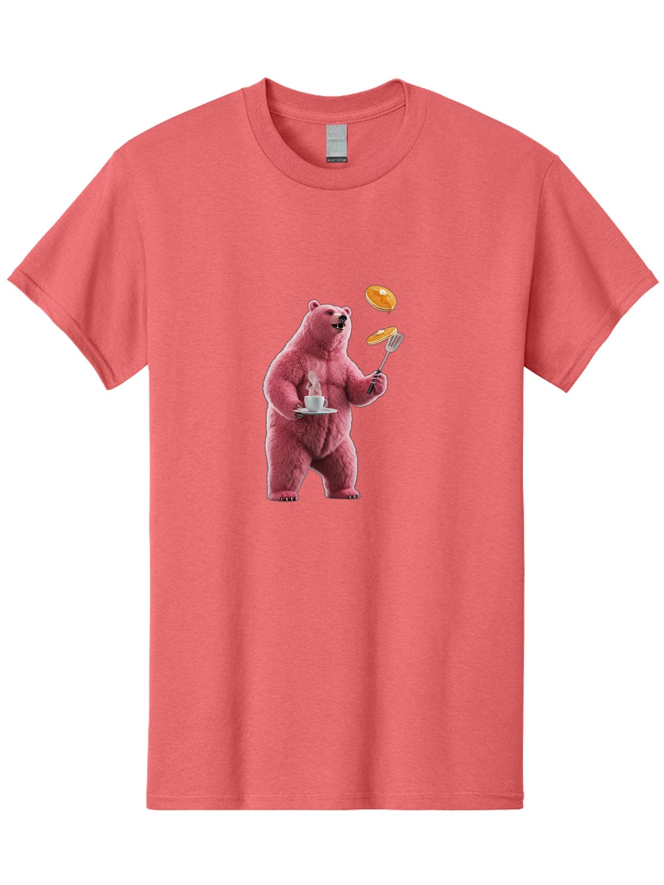 Pink-Bear-Cooking-Pancakes Men'S Graphic Tee, 100% Cotton, Comfortable Casual Summer Wear, Machine Washable, Vintage Camera, Old Camera, Antique Camera, Black Camera, Classic Photography, Photography Equipment, Nostalgic Device, Film Camera, Bal077 10