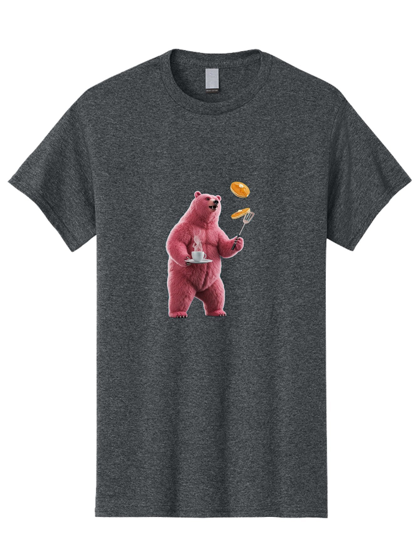 Pink-Bear-Cooking-Pancakes Men'S Graphic Tee, 100% Cotton, Comfortable Casual Summer Wear, Machine Washable, Vintage Camera, Old Camera, Antique Camera, Black Camera, Classic Photography, Photography Equipment, Nostalgic Device, Film Camera, Bal077 12