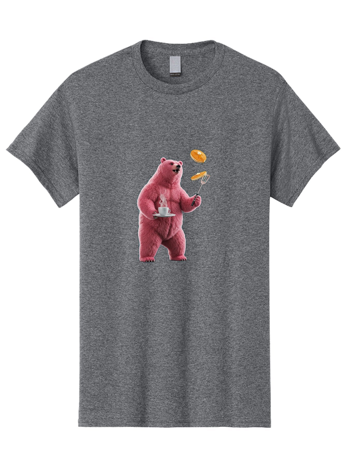 Pink-Bear-Cooking-Pancakes Men'S Graphic Tee, 100% Cotton, Comfortable Casual Summer Wear, Machine Washable, Vintage Camera, Old Camera, Antique Camera, Black Camera, Classic Photography, Photography Equipment, Nostalgic Device, Film Camera, Bal077 15
