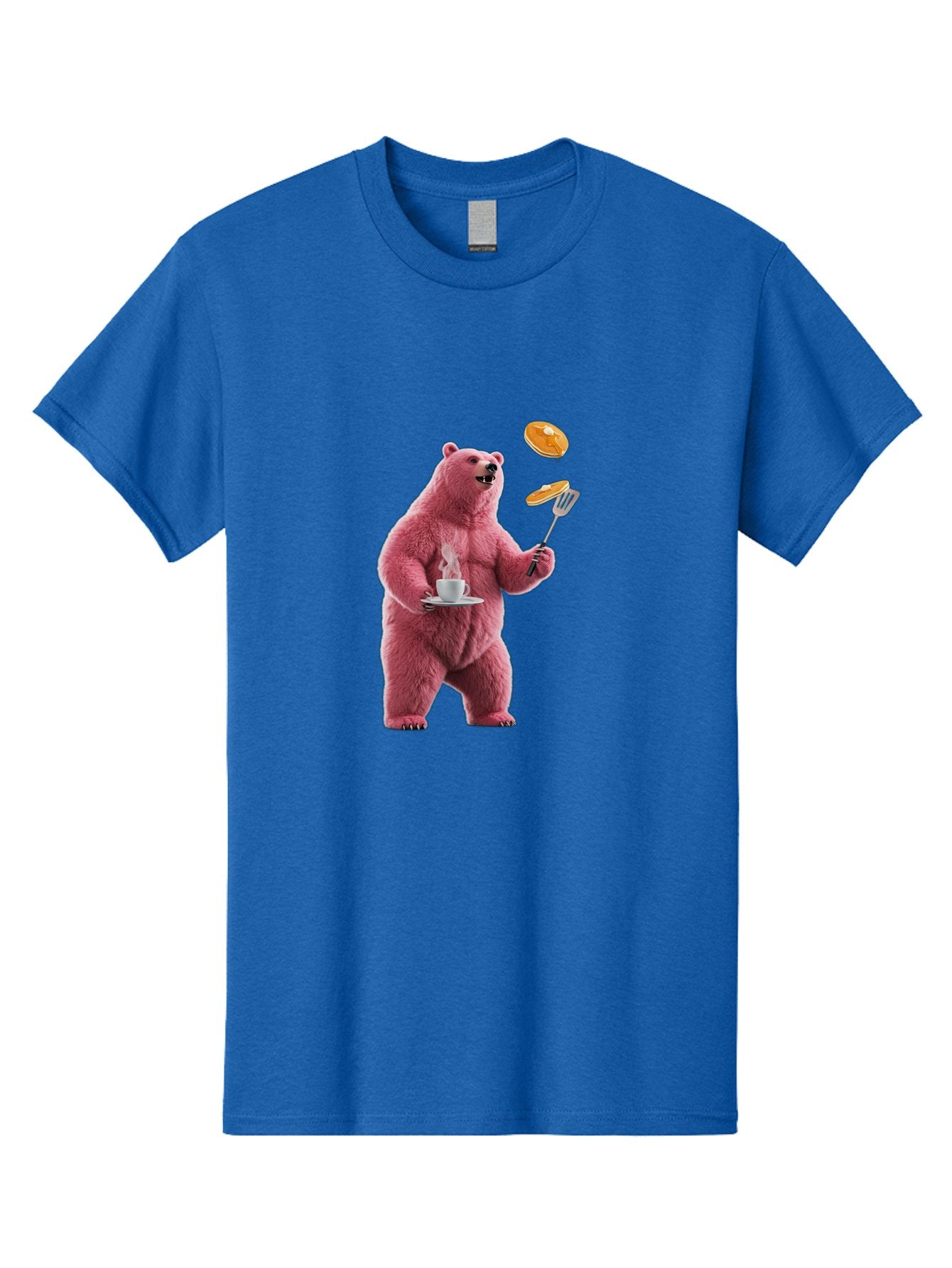 Pink-Bear-Cooking-Pancakes Men'S Graphic Tee, 100% Cotton, Comfortable Casual Summer Wear, Machine Washable, Vintage Camera, Old Camera, Antique Camera, Black Camera, Classic Photography, Photography Equipment, Nostalgic Device, Film Camera, Bal077 9