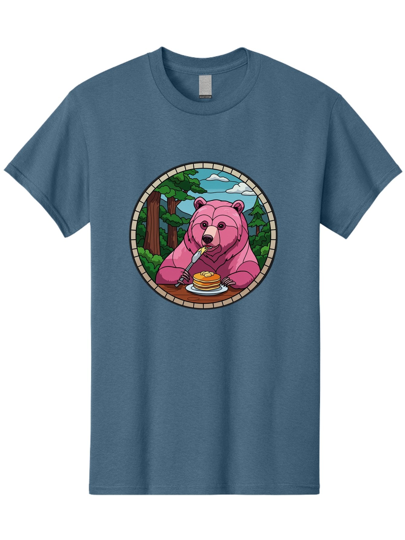 Pink-Bear-Eating-Pancakes Men'S Graphic Tee, 100% Cotton, Comfortable Casual Summer Wear, Machine Washable, Vintage Camera, Old Camera, Antique Camera, Black Camera, Classic Photography, Photography Equipment, Nostalgic Device, Film Camera, Bal078 7