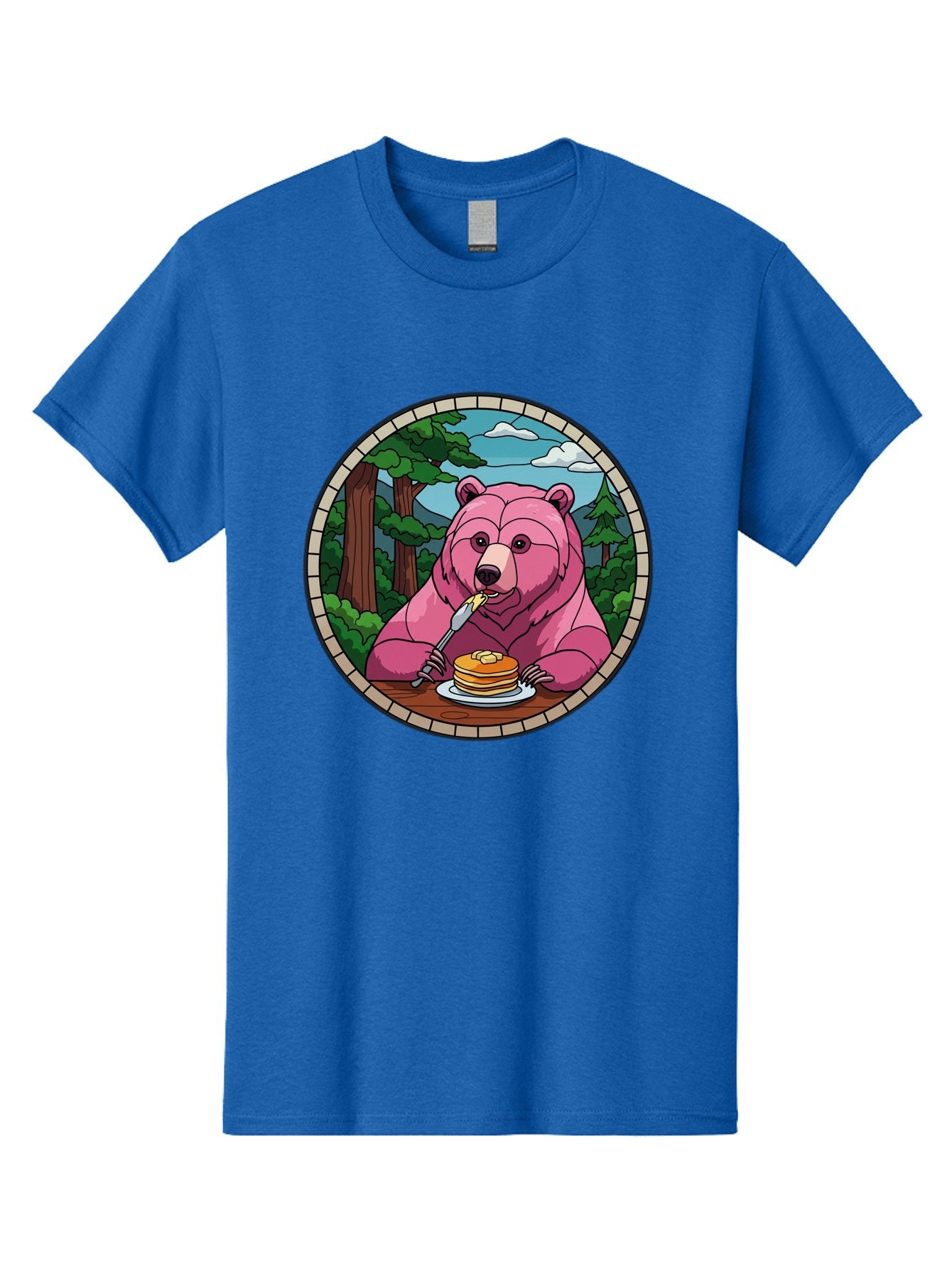 Pink-Bear-Eating-Pancakes Men'S Graphic Tee, 100% Cotton, Comfortable Casual Summer Wear, Machine Washable, Vintage Camera, Old Camera, Antique Camera, Black Camera, Classic Photography, Photography Equipment, Nostalgic Device, Film Camera, Bal078 14