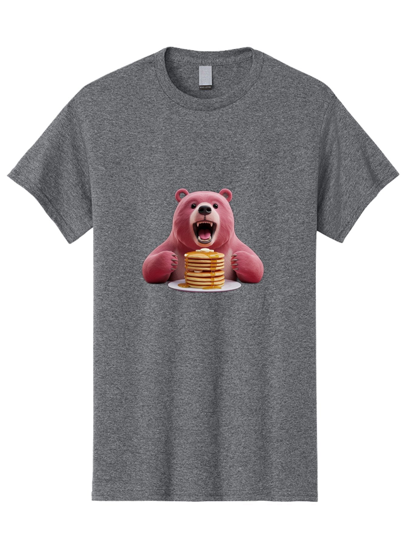 Pink-Bear-Pancakes Men'S Graphic Tee, 100% Cotton, Comfortable Casual Summer Wear, Machine Washable, Vintage Camera, Old Camera, Antique Camera, Black Camera, Classic Photography, Photography Equipment, Nostalgic Device, Film Camera, Bal081 4